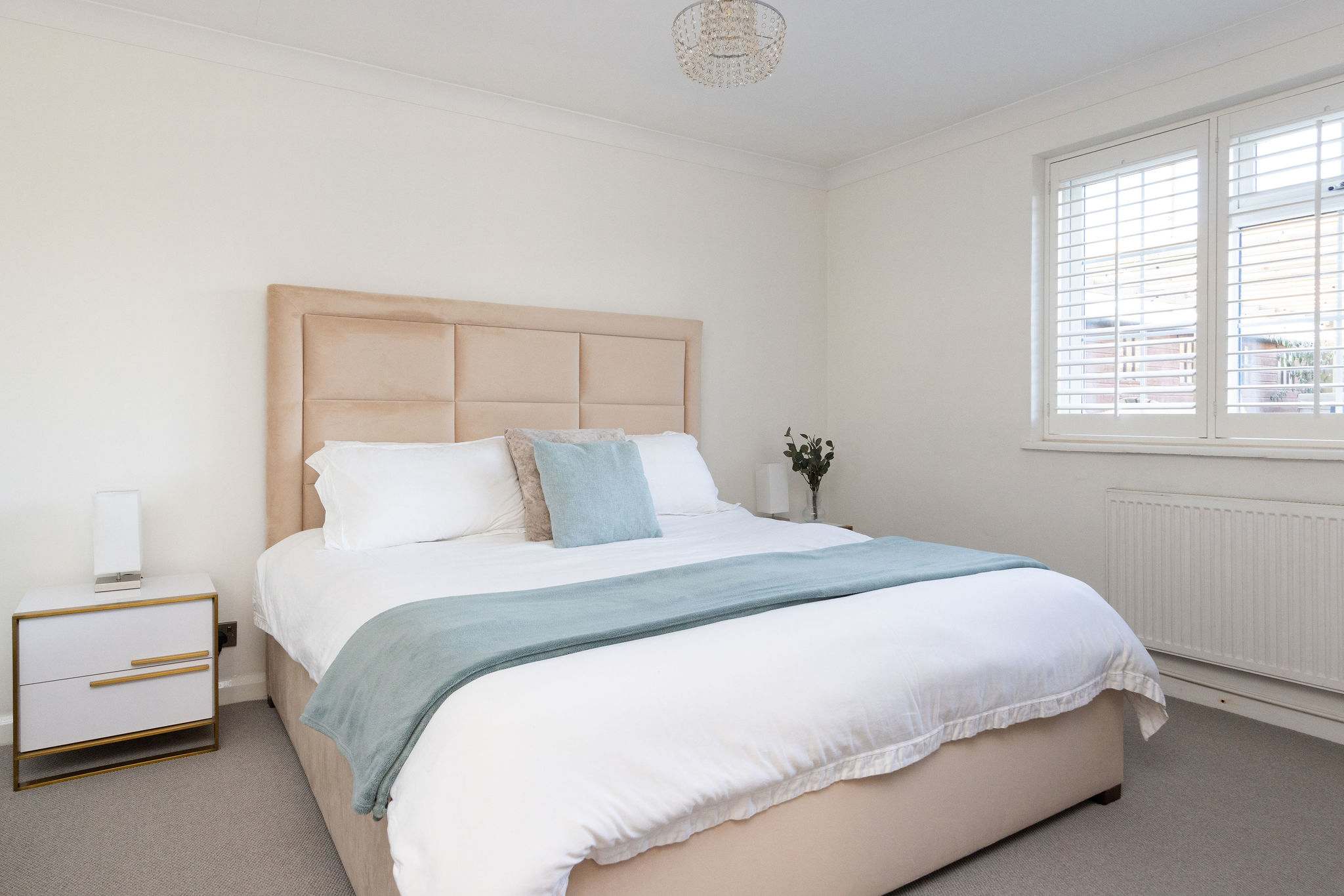 Bedroom 1 - Large cosy bed for a great nights sleep