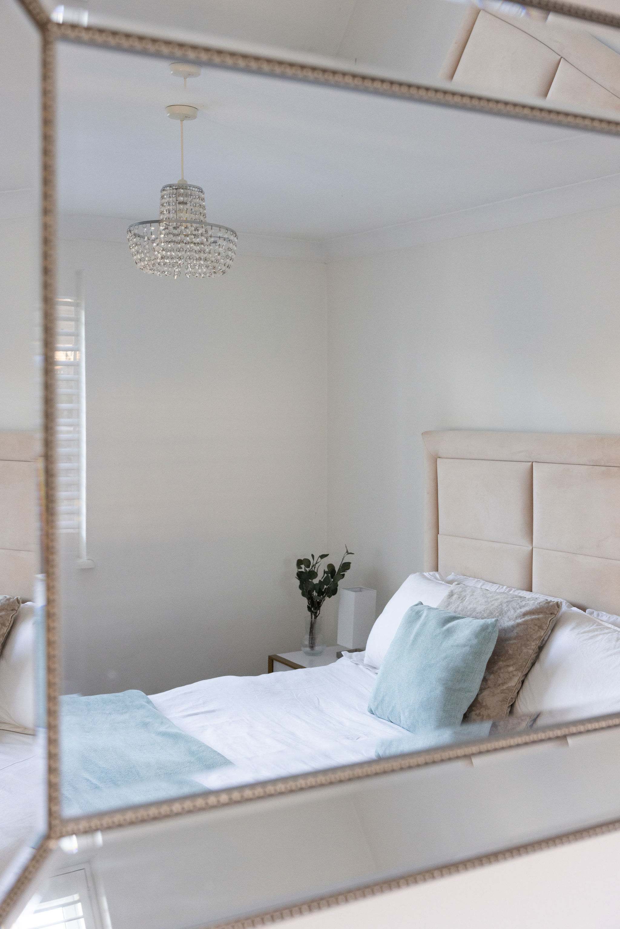 Bedroom 1 - Large walled mirror