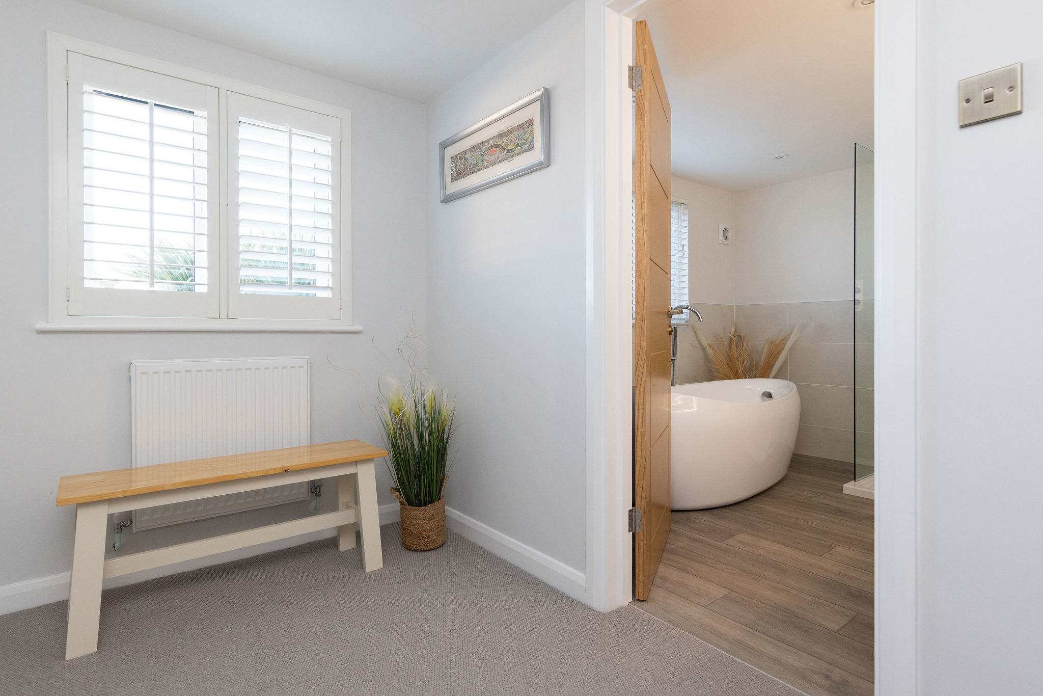 Head into the ensuite for a freshen up