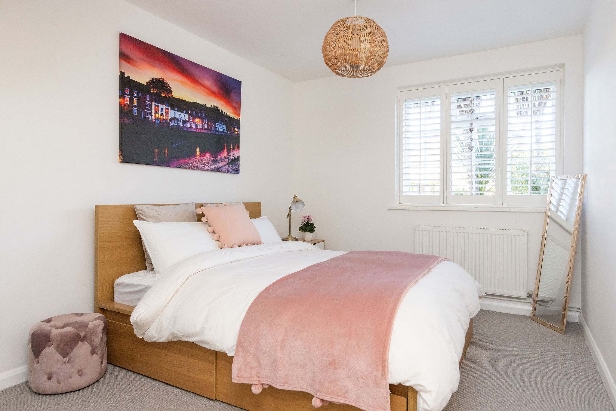 Bedroom 3 - King bedroom can be found on the ground floor