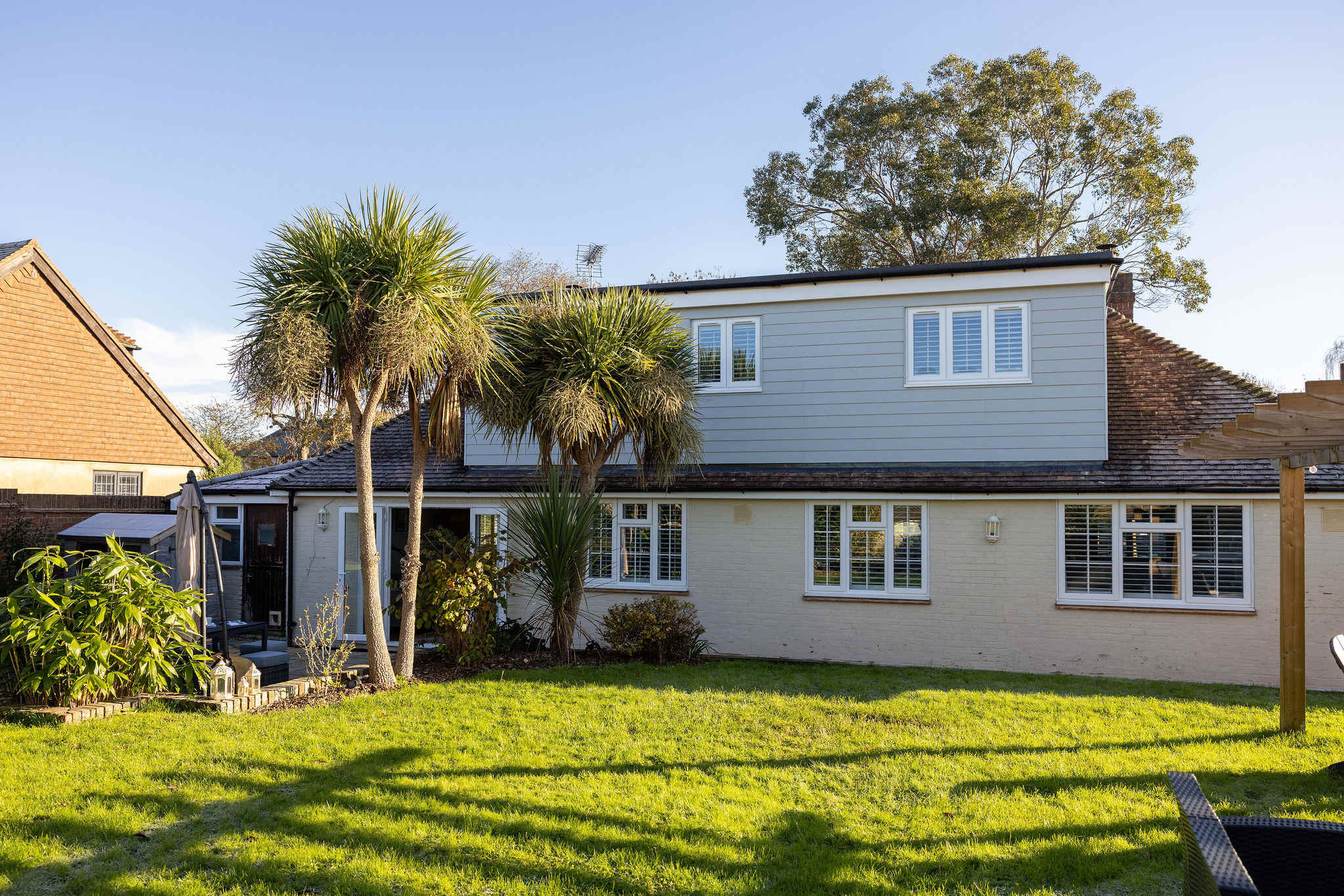 Lots of garden area for the children to run around