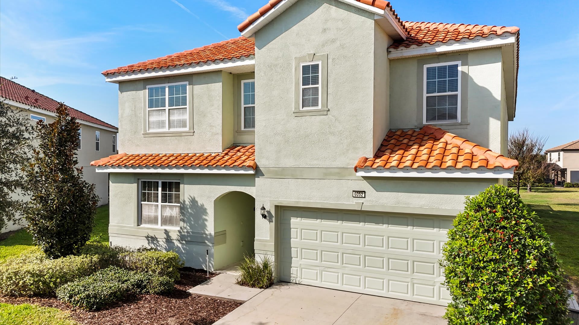 Exterior view of the home.