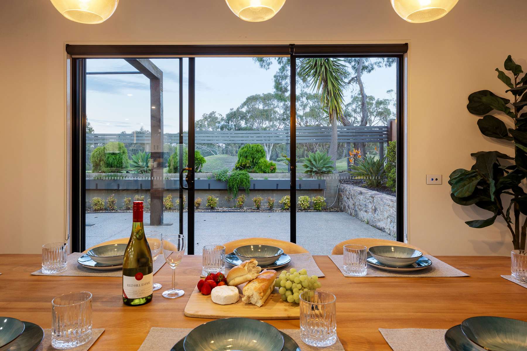 Dining Room with Garden View