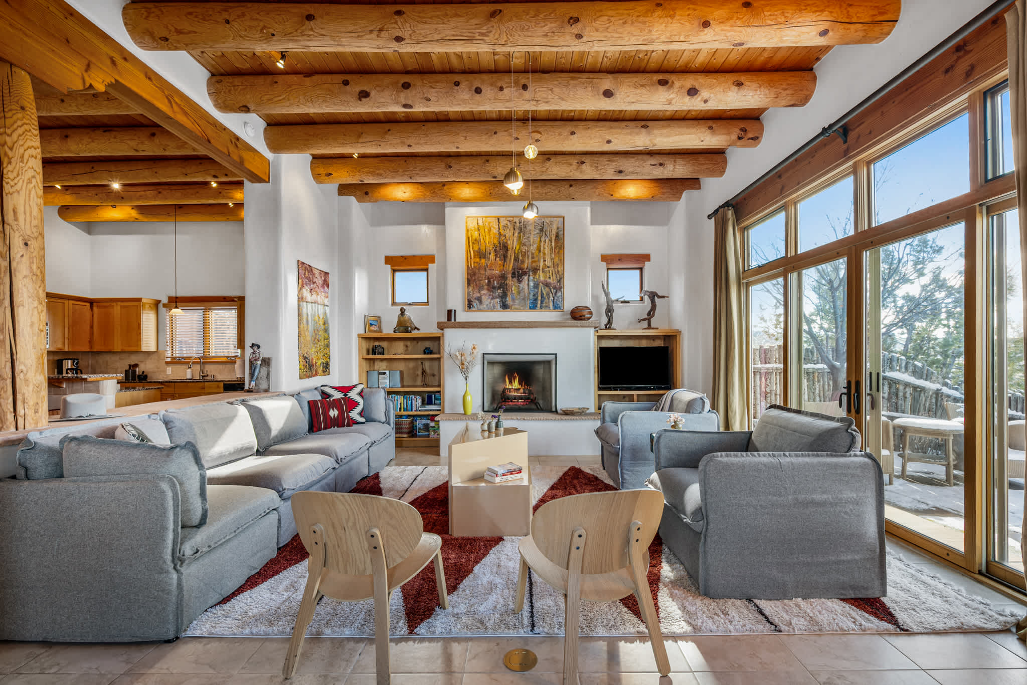 Gorgeous Views, Art & Kiva Fireplaces — Santa Fe, NM — vacation rental