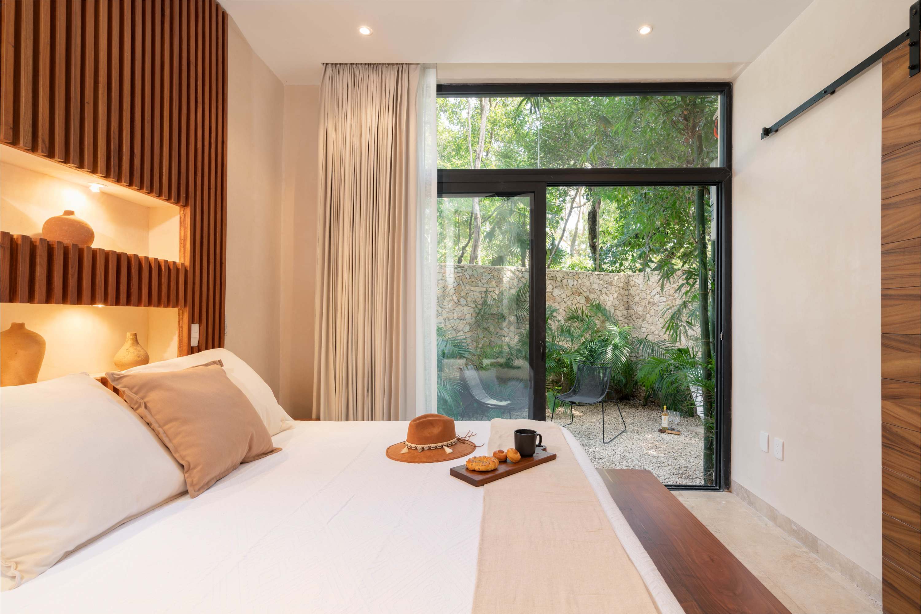 Modern room with large windows--BR #1