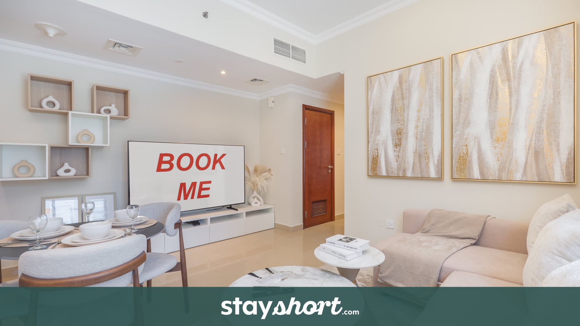 Free housekeeping visits during your stay - StayShort - 1 Bedroom Apartment in the Heart of Dubai Marina — Dubai Marina, Dubai — vacation rental