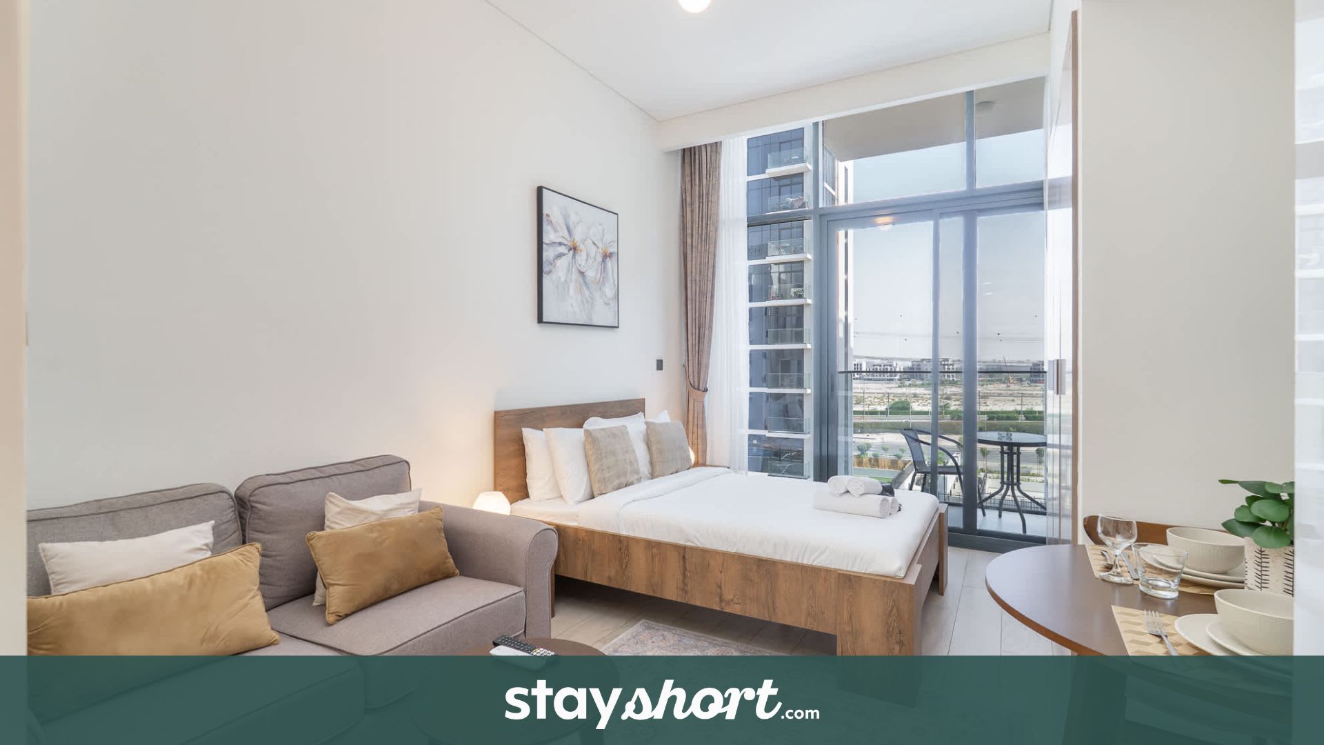 Free housekeeping visits during your stay - StayShort - A Serene and Gorgeous Studio in Meydan One — Meydan, Dubai — vacation rental