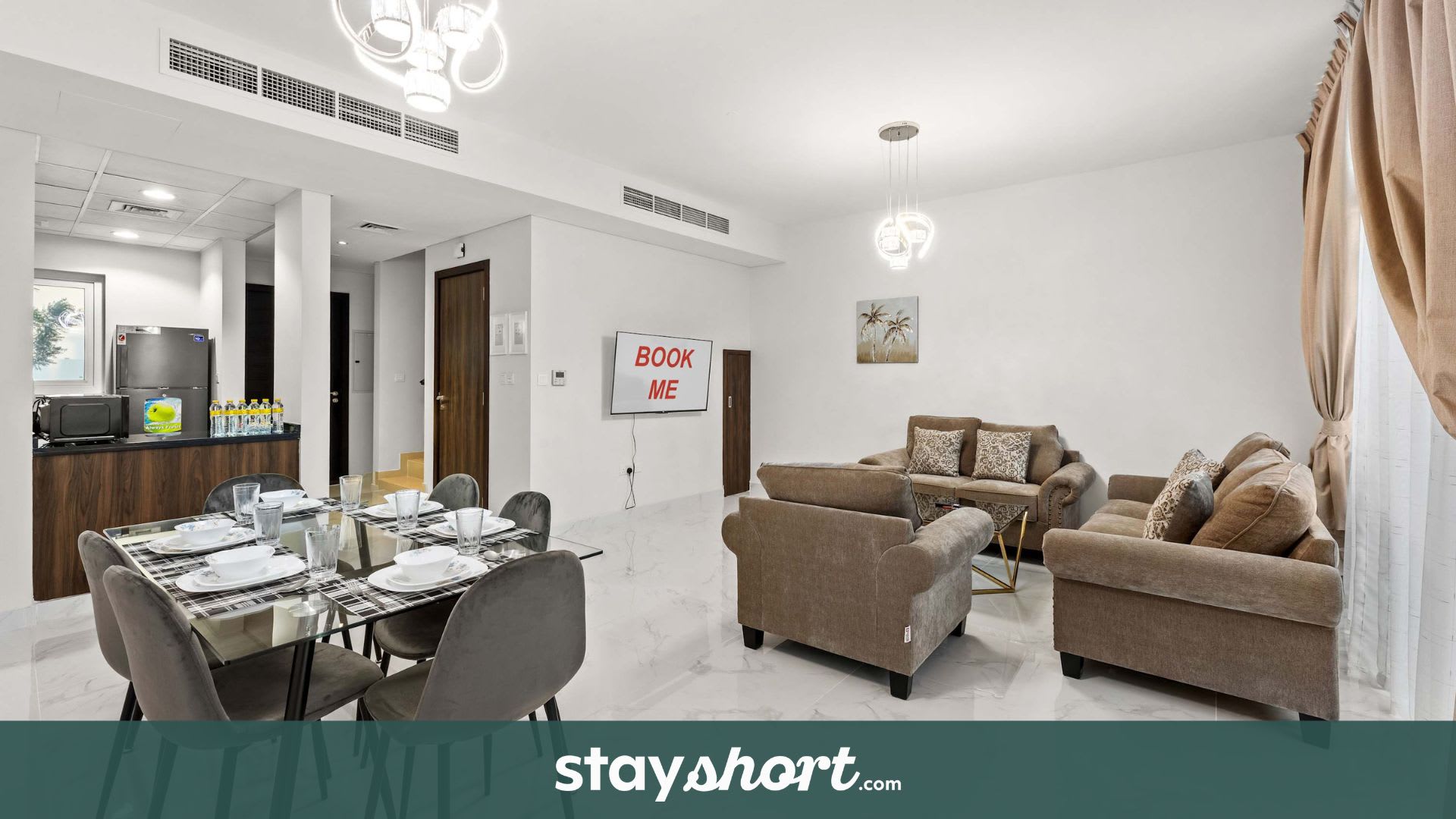 Free housekeeping visits during your stay - StayShort - Villa Stay with Waterpark Access Perfect for 6 — Damac Hills, Dubai — vacation rental
