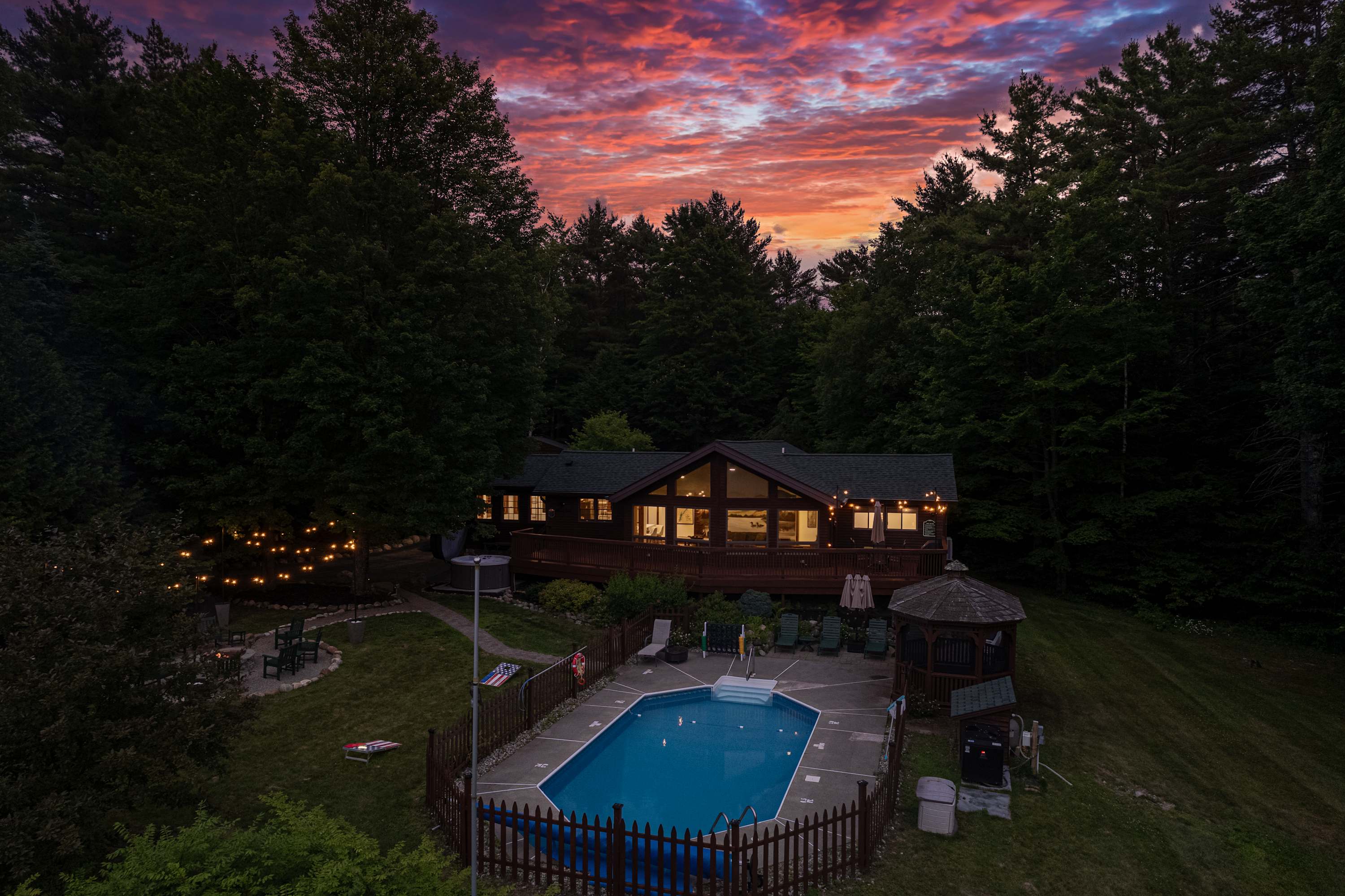 Pool Arcade Spa Mtn Views Lake George Home Retreat — Lake George, NY — vacation rental
