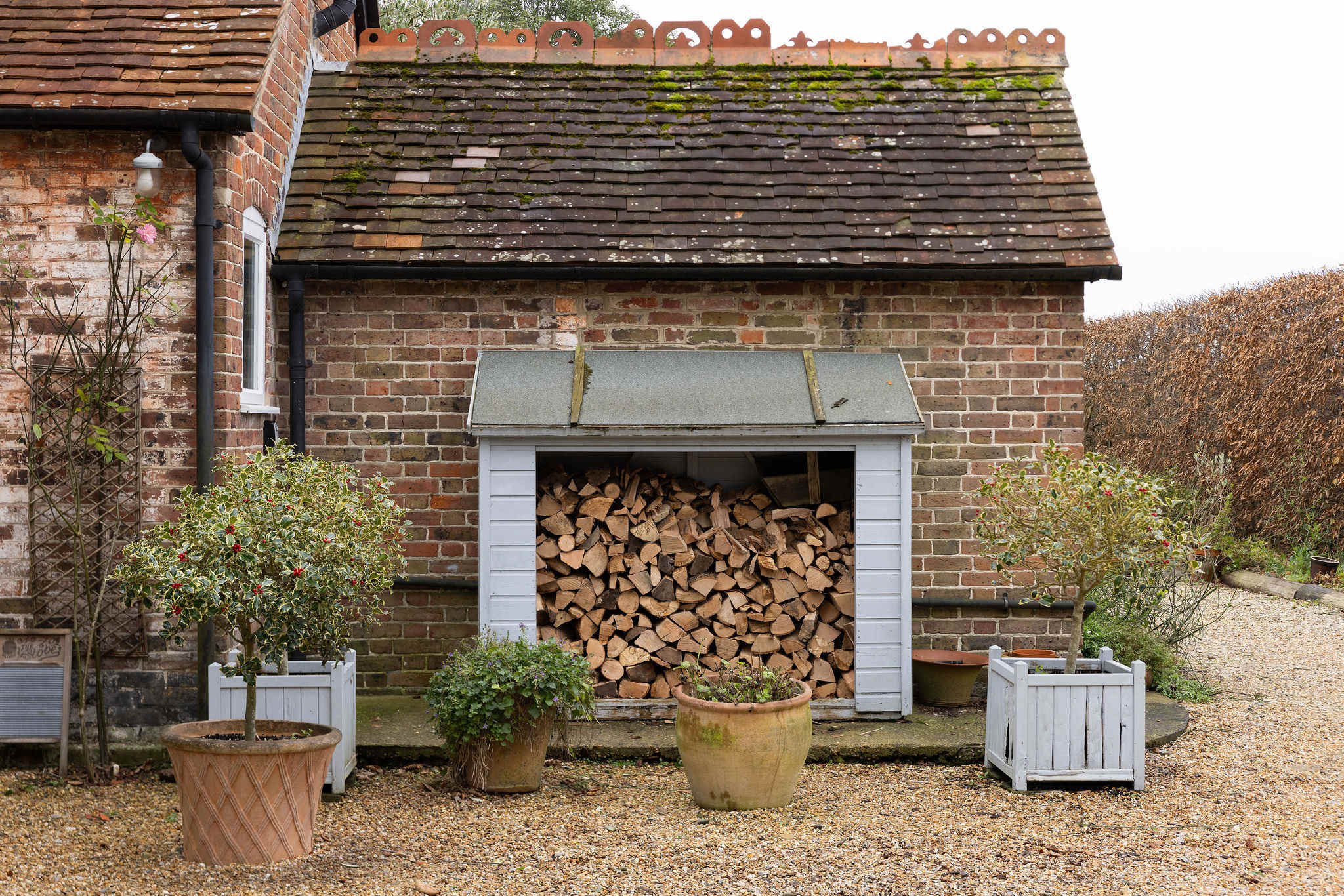 Wood store all ready for your stay