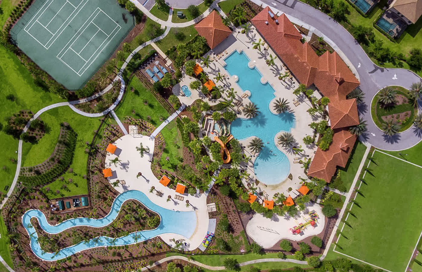 Ariel view of Solterra Resort 