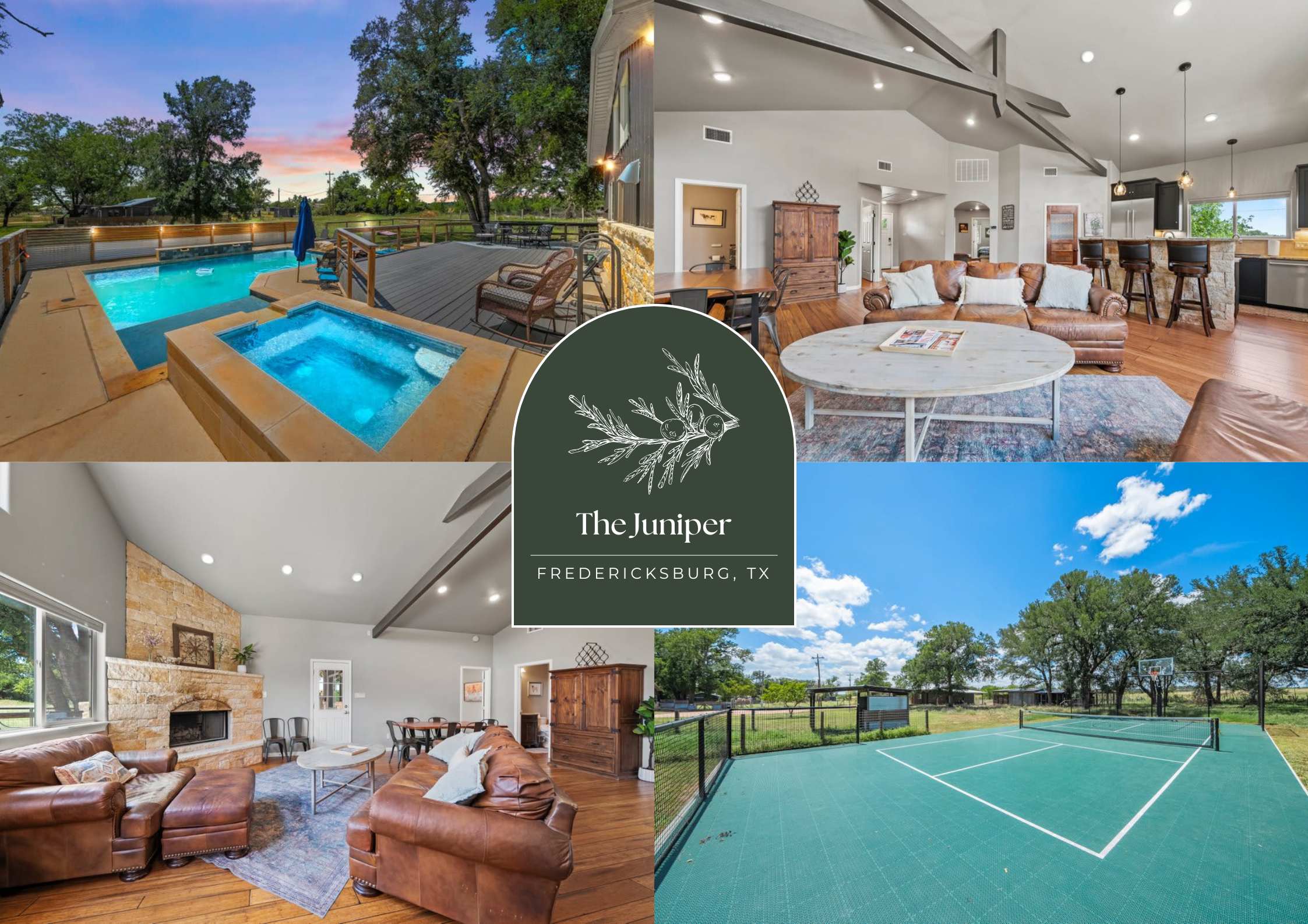 The Juniper: Pickleball | Private Pool — Fredericksburg, TX — vacation rental