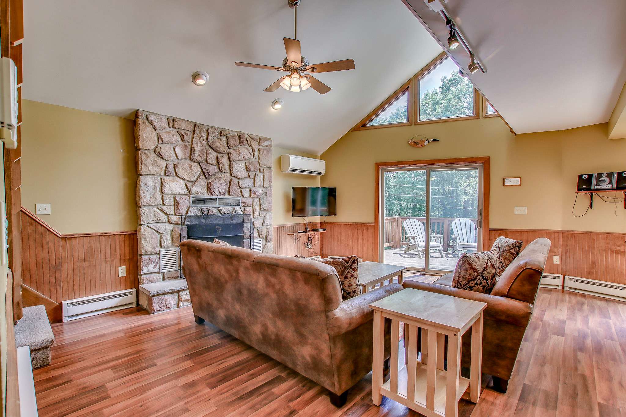 Open living and dining flow seamlessly together for quality time with family and friends