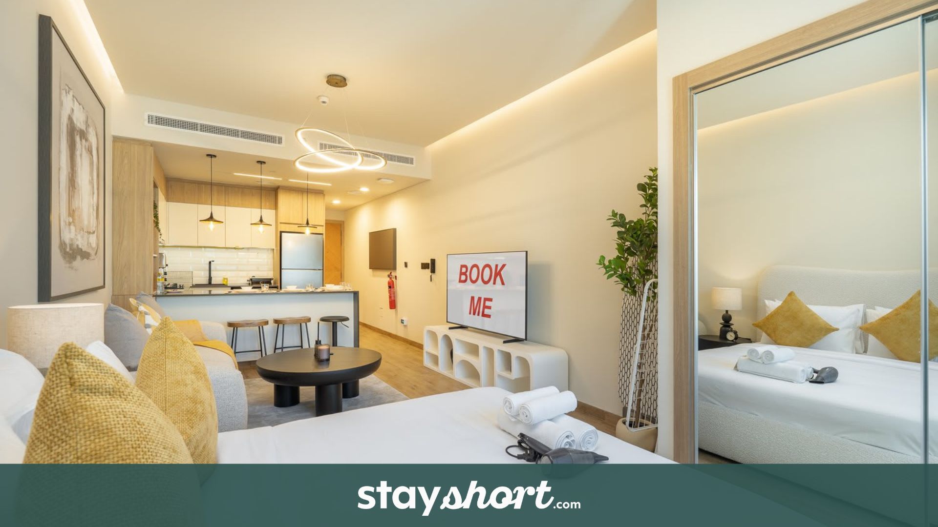 Free housekeeping visits during your stay - StayShort - Classic Flat in JVC that Sleeps 2 — JVC, Dubai — vacation rental