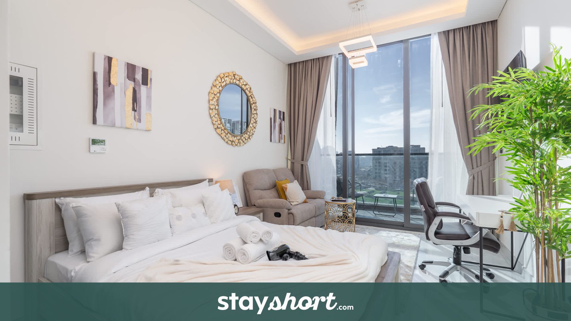 Free housekeeping visits during your stay - StayShort - Delightful Studio in Park Views that Sleeps 2 — Al Barsha, Dubai — vacation rental