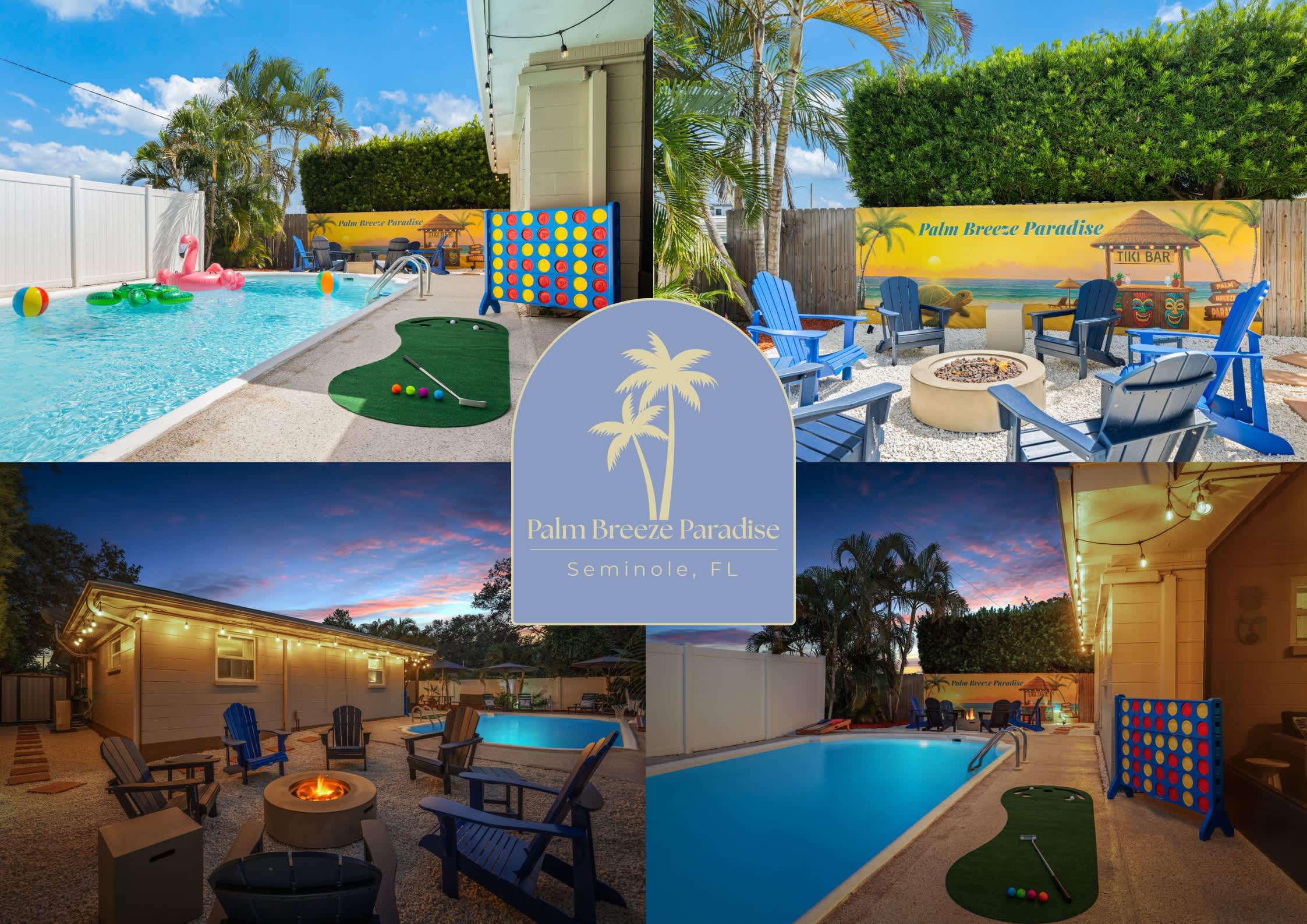 7 Min to Beach ~ Pool, BBQ & Games Getaway — Seminole, FL — vacation rental