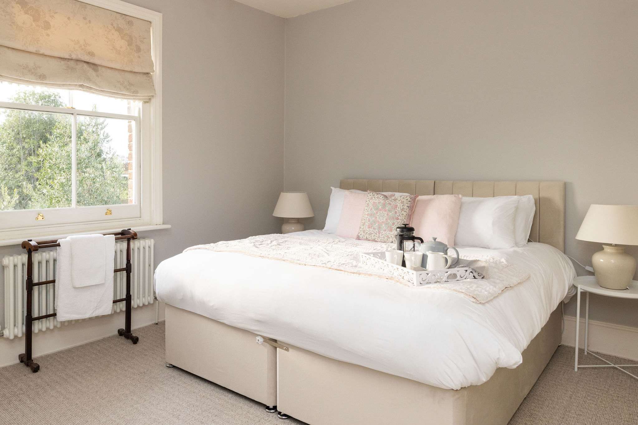 One of the four comfortable bedrooms to chose from.