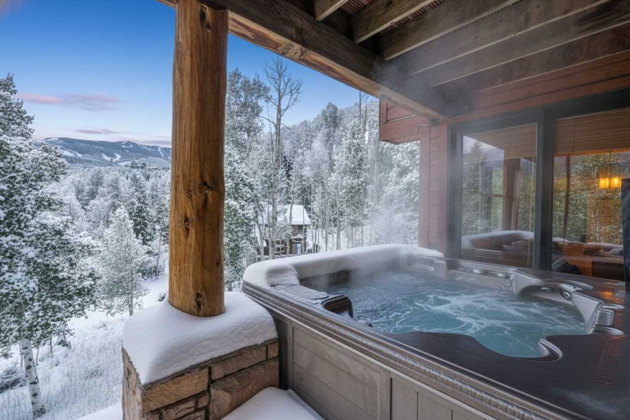 Scenic Mountain Village Stay | Hot Tub + Gym | Mountain Village
