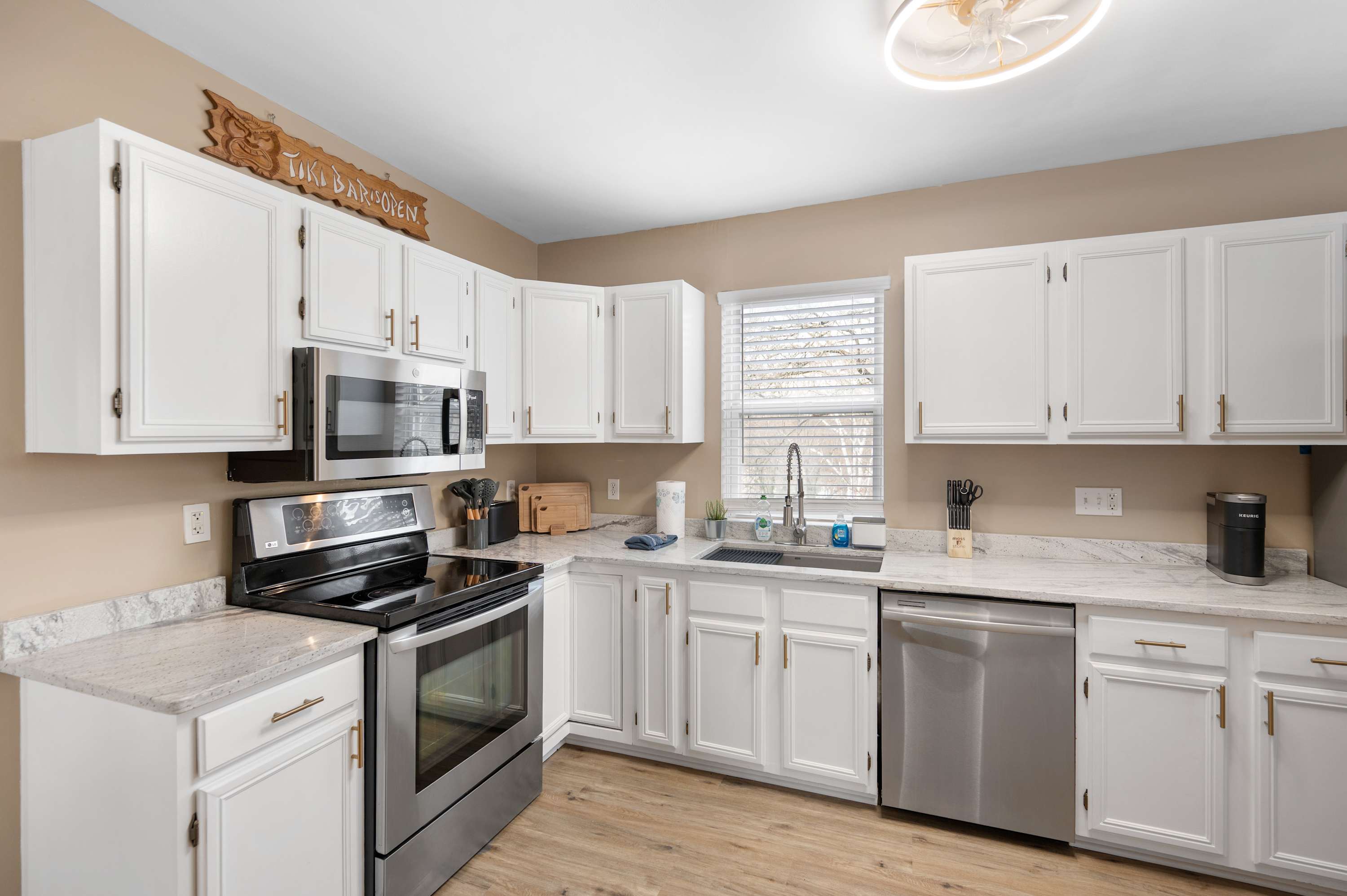 Spacious kitchen designed for cooking and creating memories