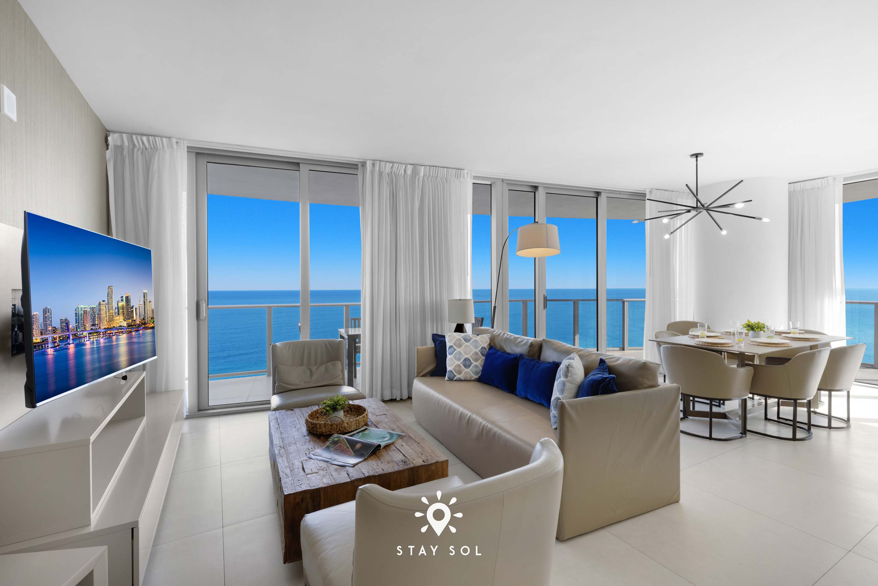 Oceanline 3BR Corner Balcony & Calm Seas