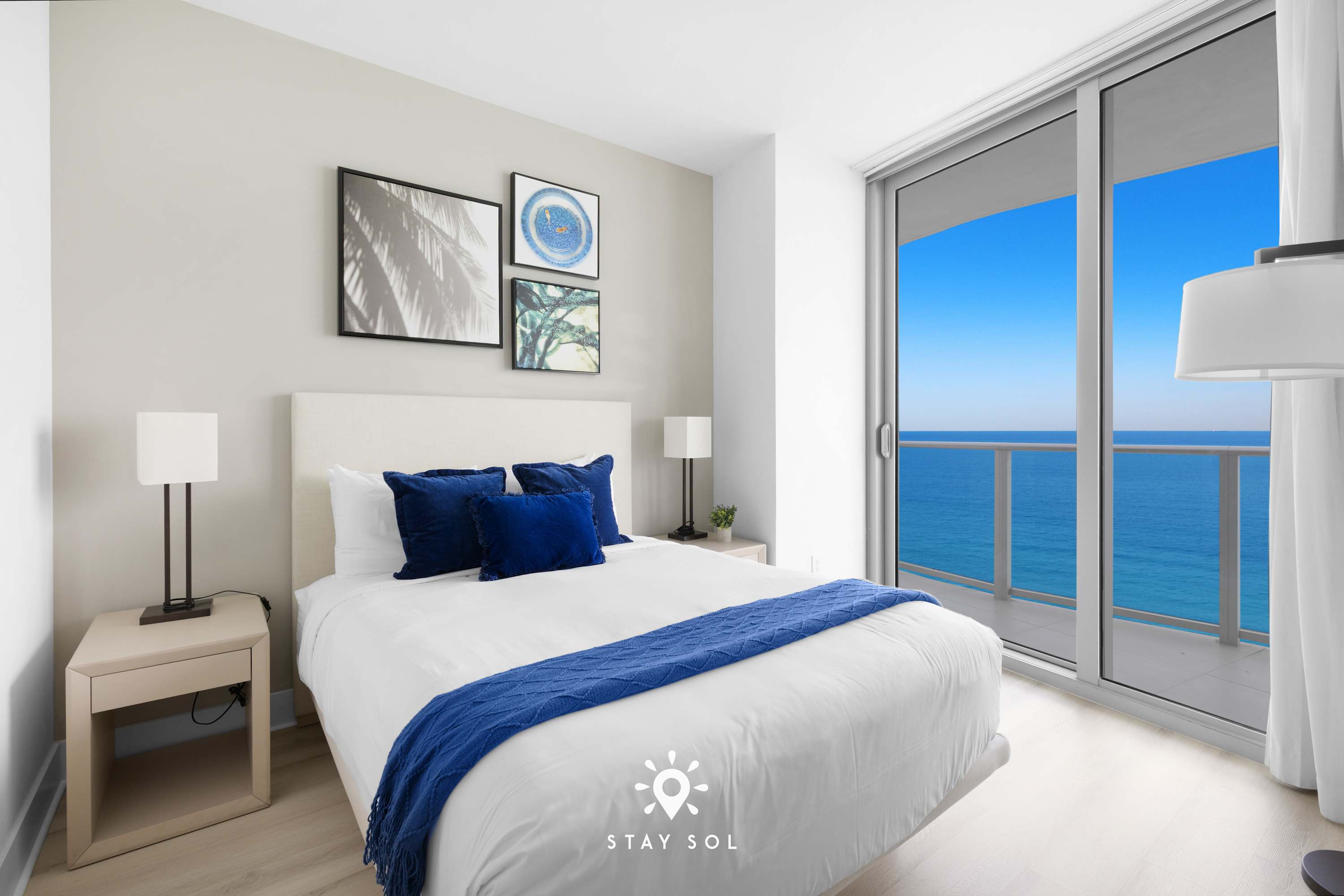 Bright Coastal 3BR Haven Ā· Corner Views + Resort