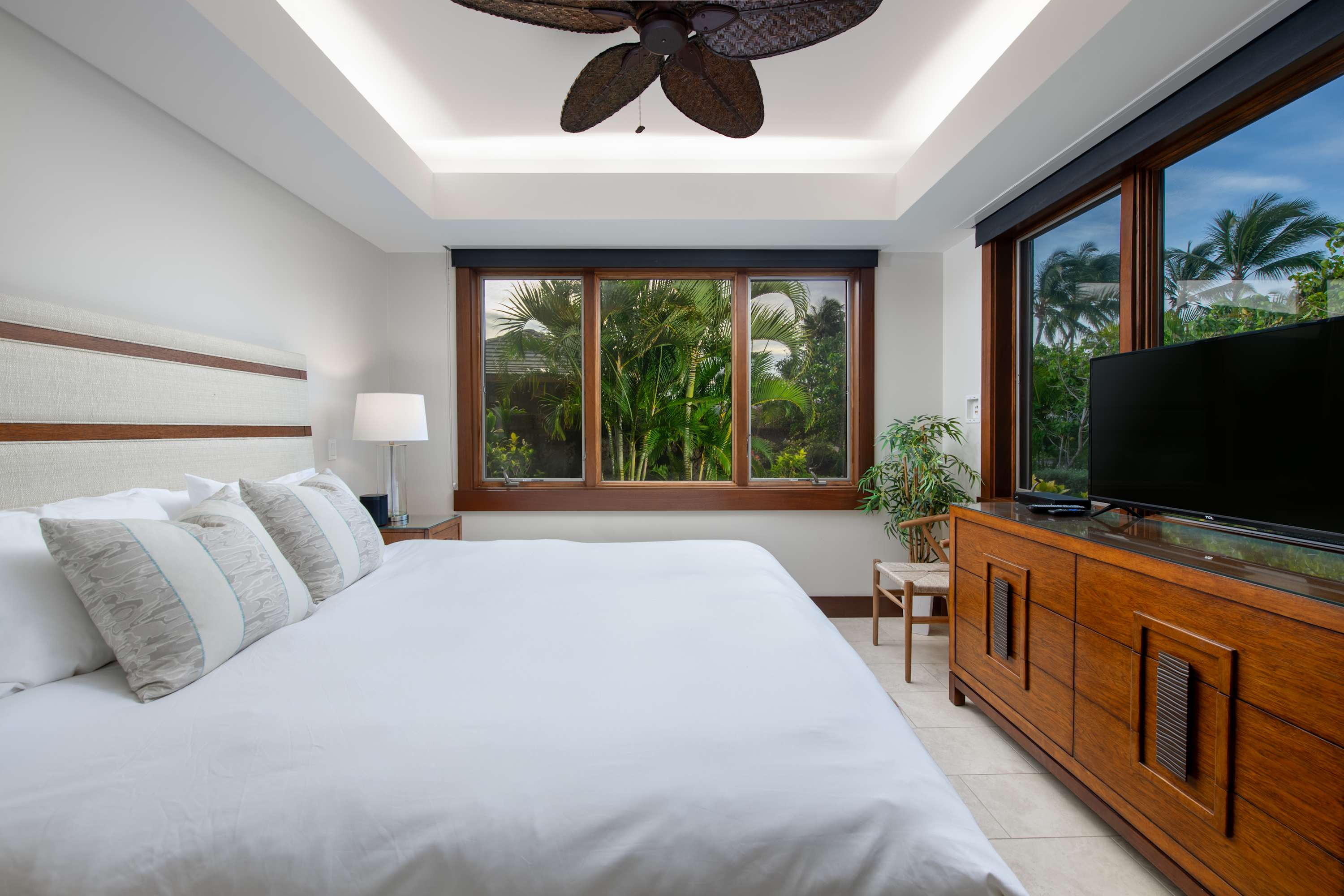Primary Bedroom | Hale Nanea at Residences of Laulea, Big Island, Hawaii, by Luxus Vacation Properties