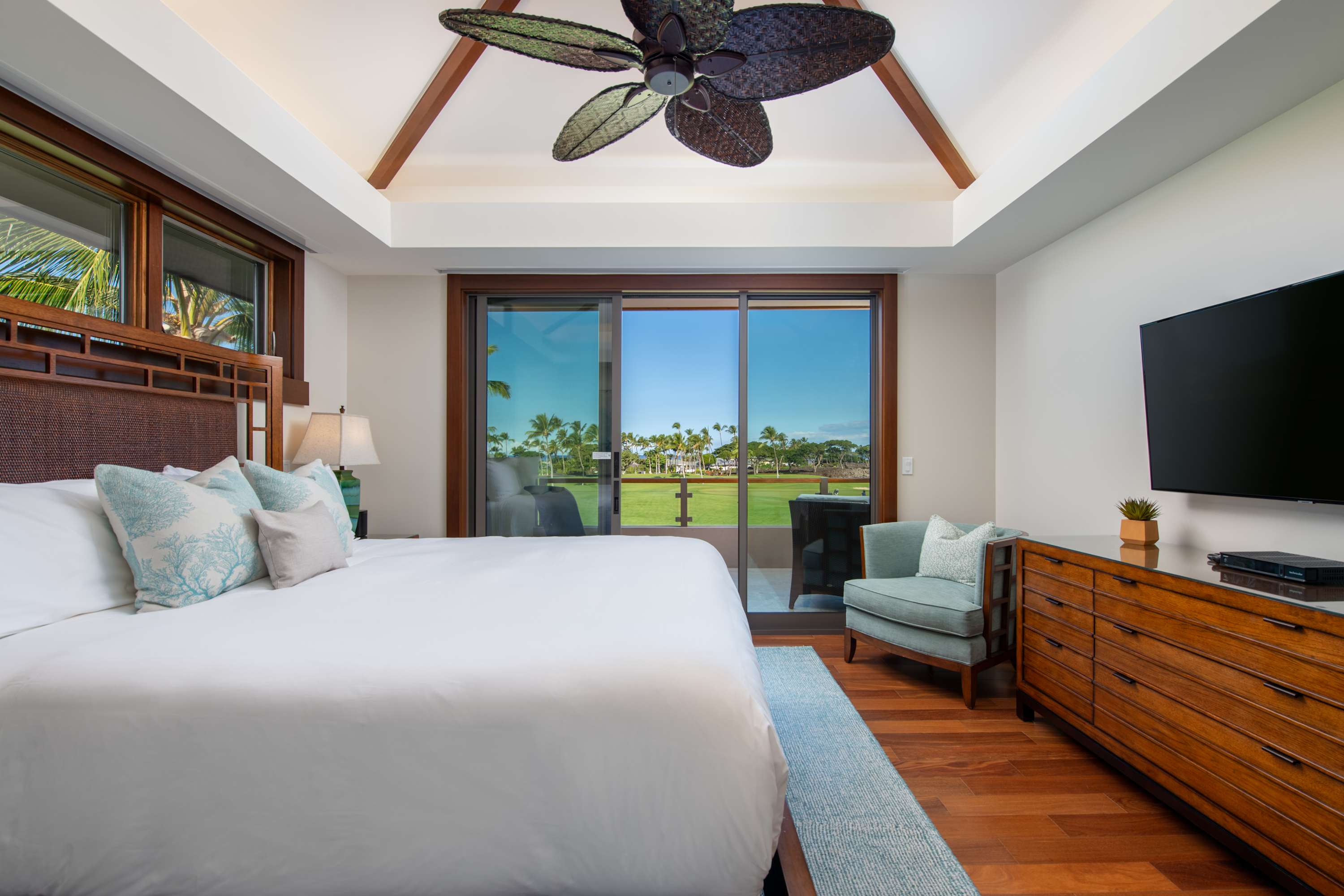 Bedroom | Hale Nanea at Residences of Laulea, Big Island, Hawaii, by Luxus Vacation Properties