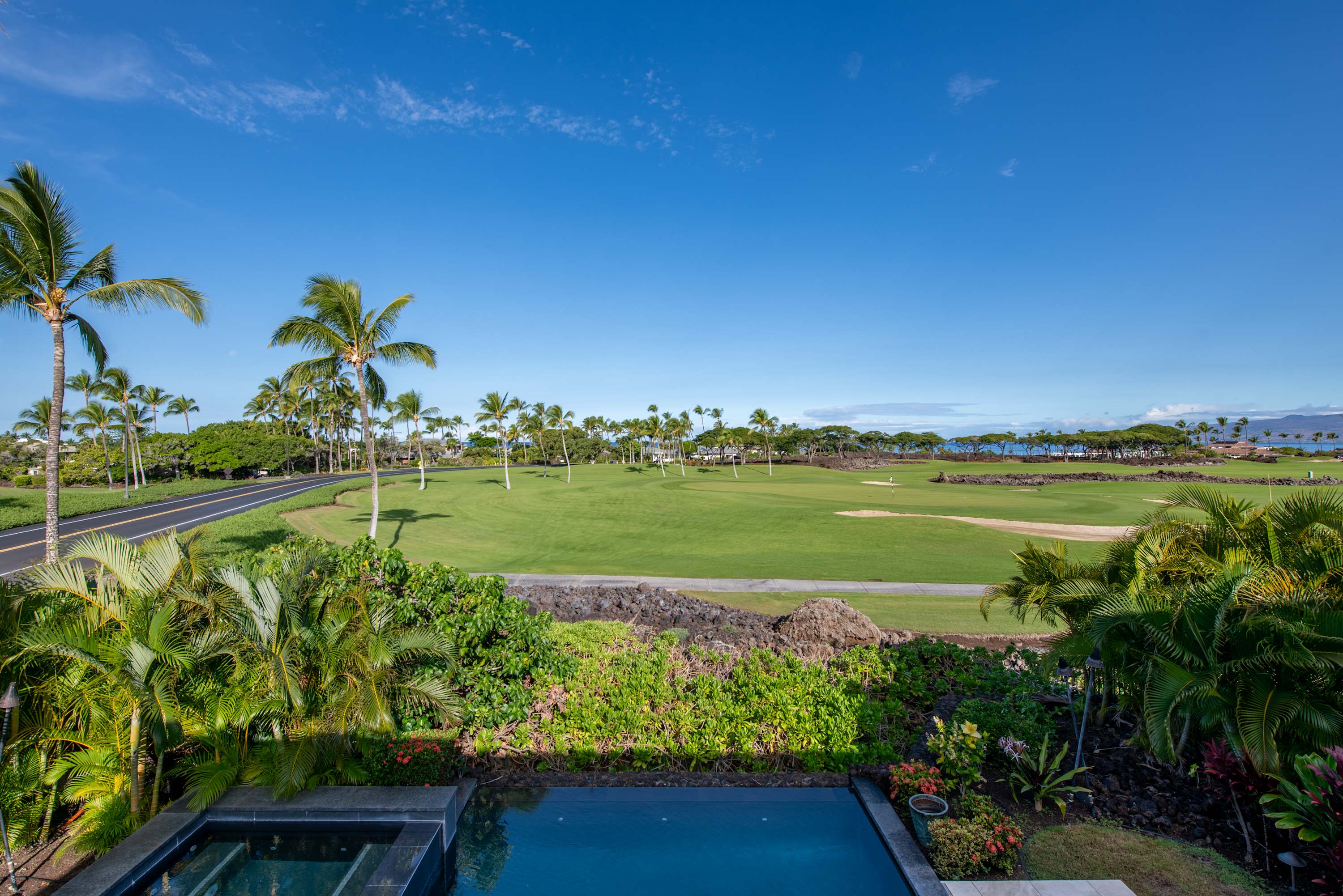 Pool & View | Hale Nanea at Residences of Laulea, Big Island, Hawaii, by Luxus Vacation Properties