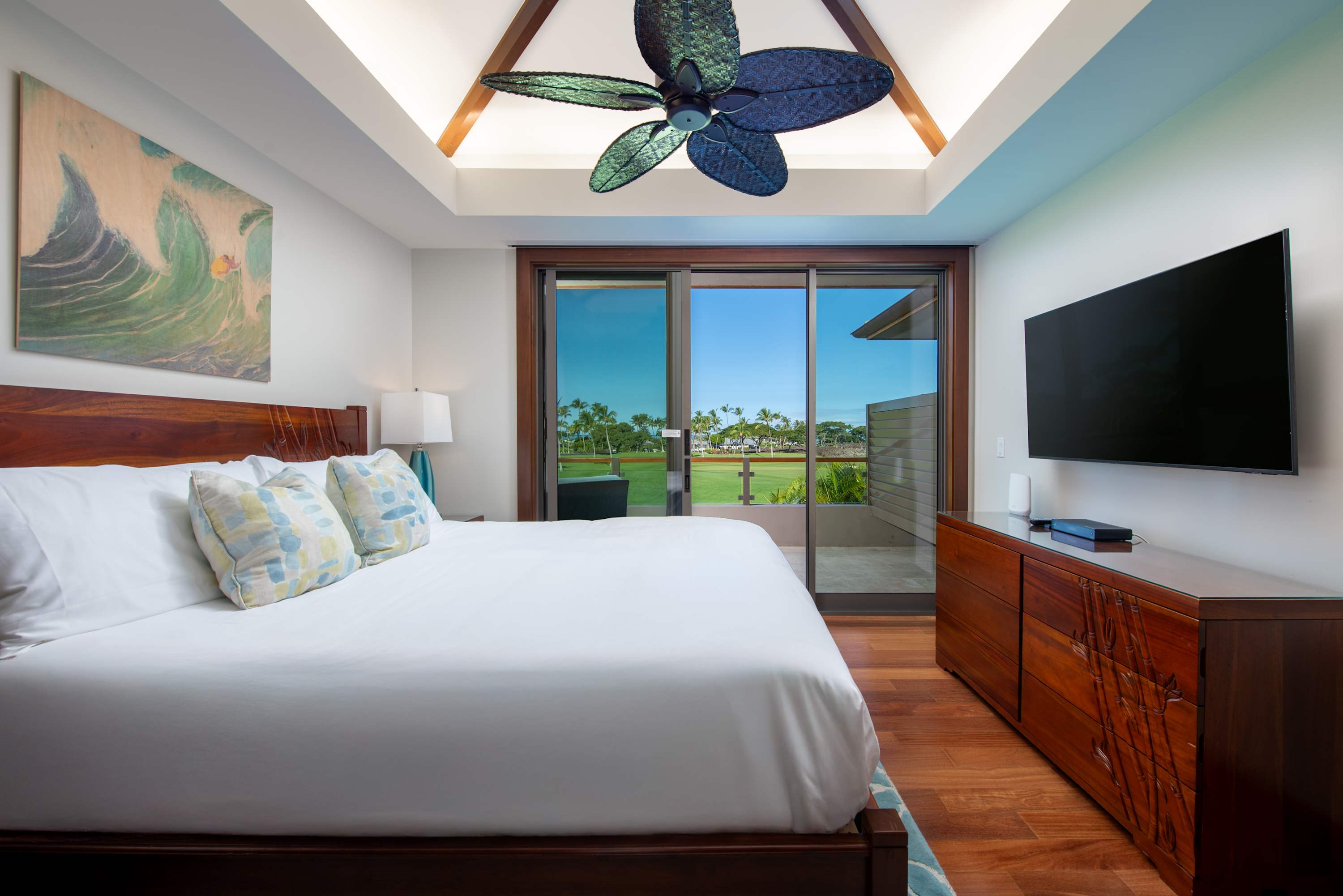 Bedroom | Hale Nanea at Residences of Laulea, Big Island, Hawaii, by Luxus Vacation Properties
