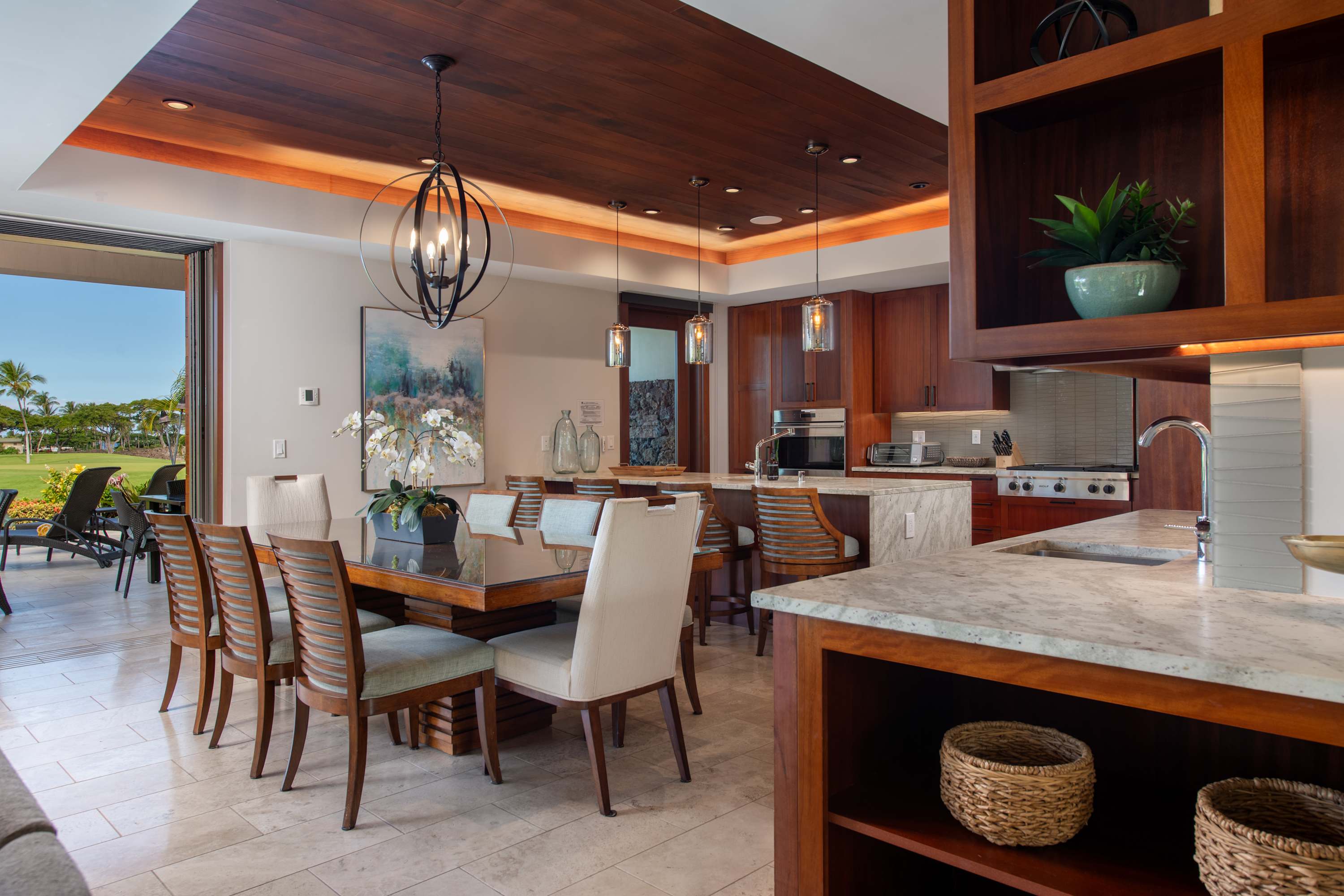 Kitchen/Dining Room | Hale Nanea at Residences of Laulea, Big Island, Hawaii, by Luxus Vacation Properties