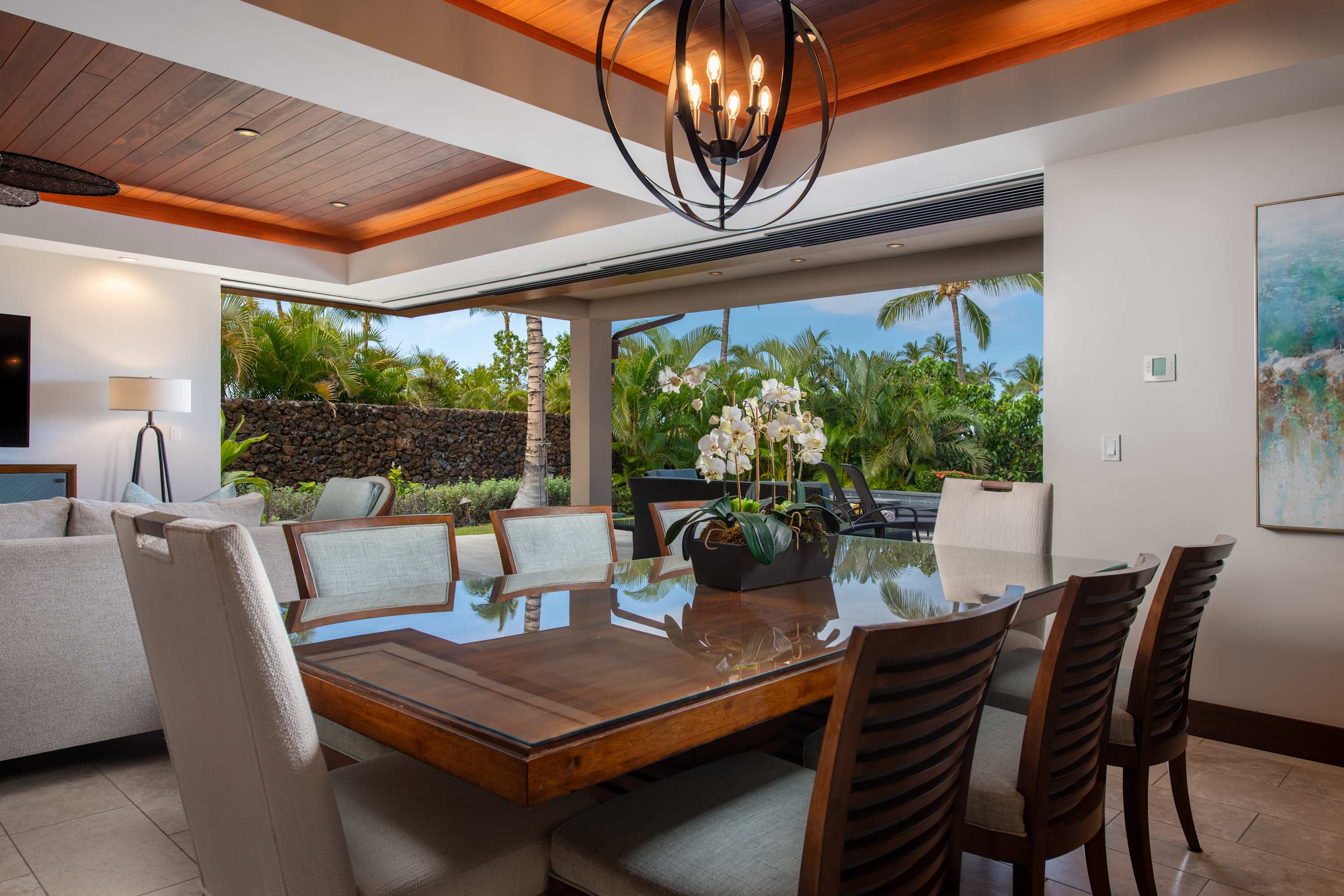 Dining Room | Hale Nanea at Residences of Laulea, Big Island, Hawaii, by Luxus Vacation Properties