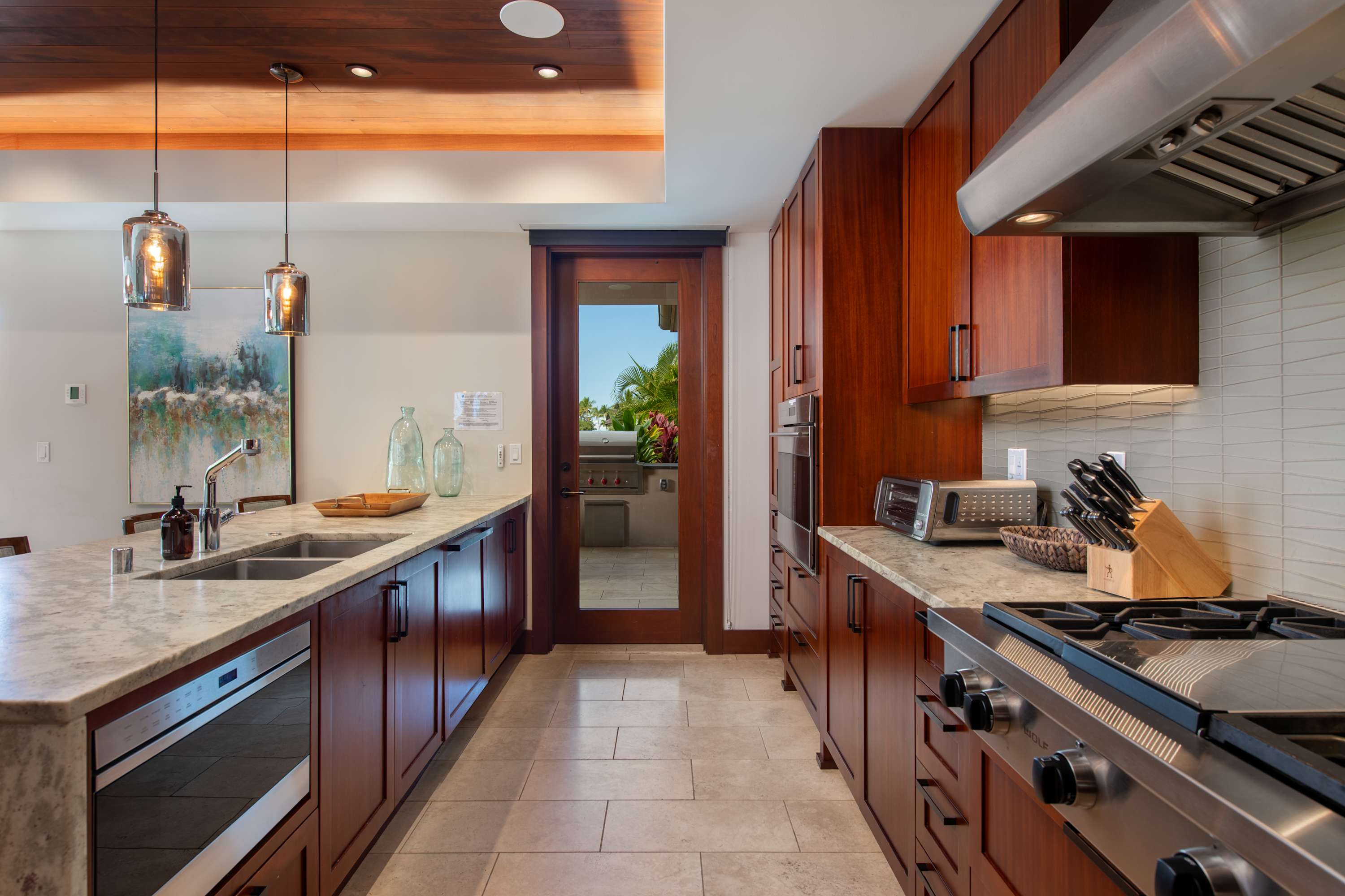 Kitchen | Hale Nanea at Residences of Laulea, Big Island, Hawaii, by Luxus Vacation Properties