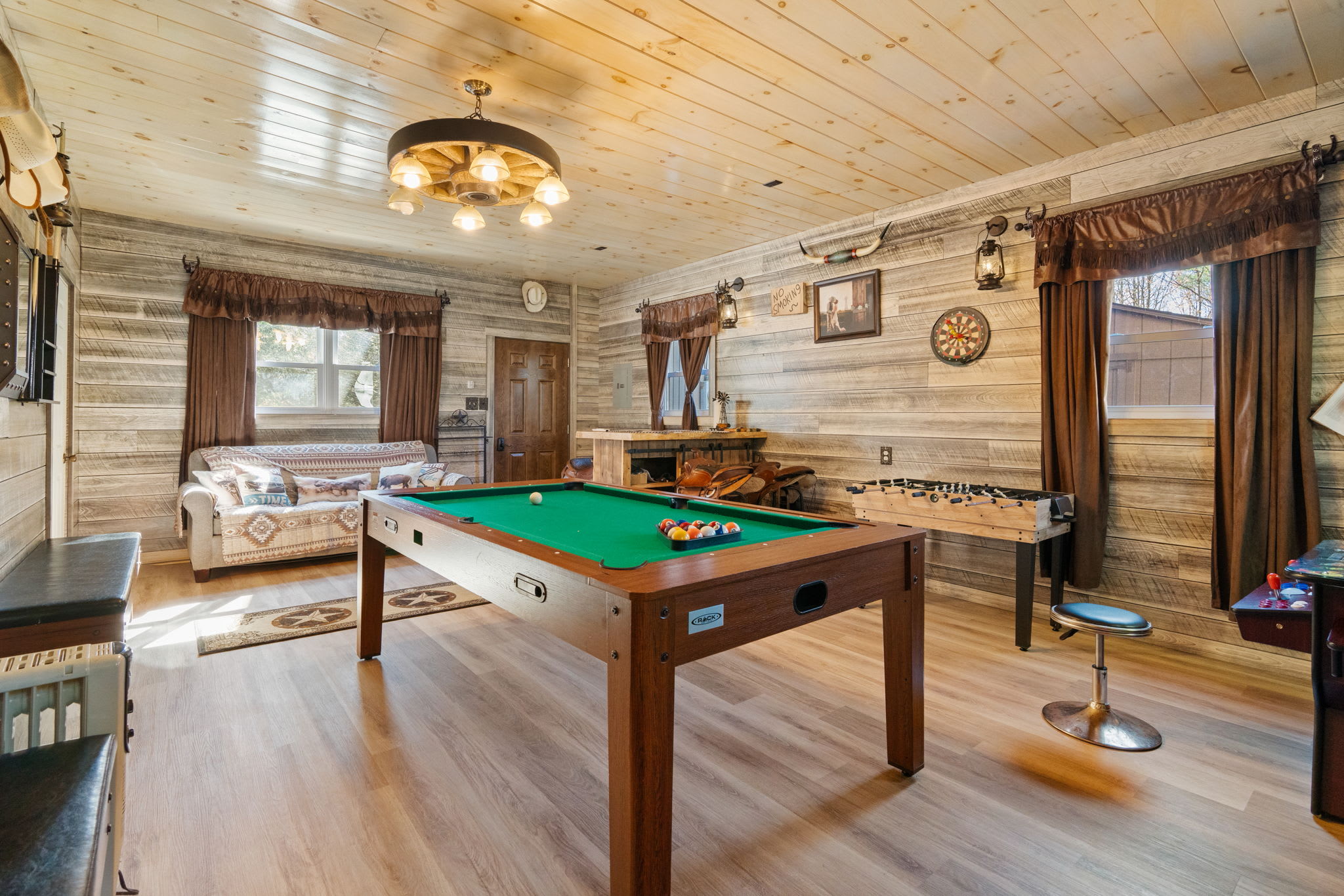 Main living area with comfortable furniture and natural lighting - spacious gathering space for the whole family