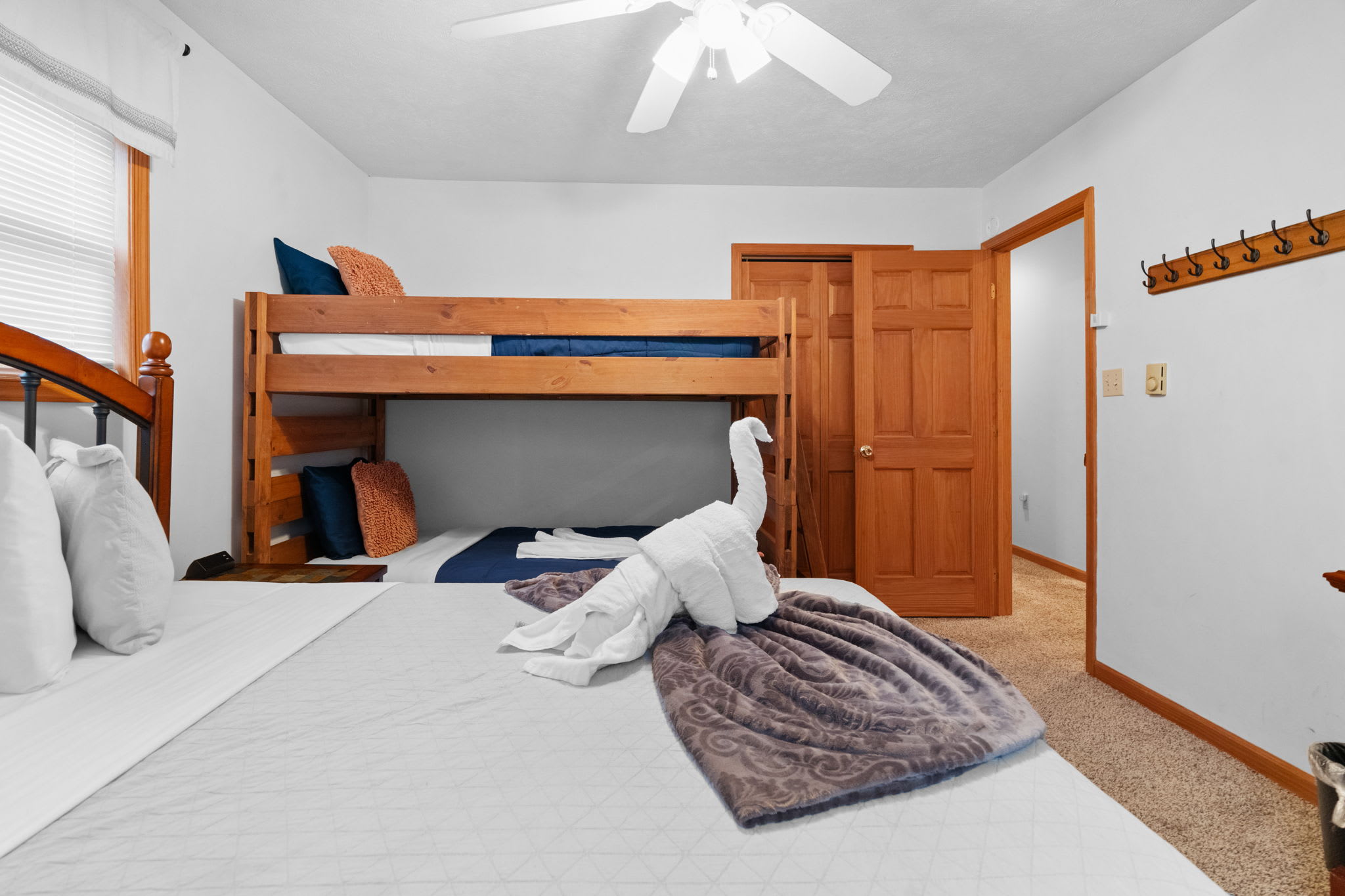 First bathroom vanity and mirror - well-maintained bathroom facilities