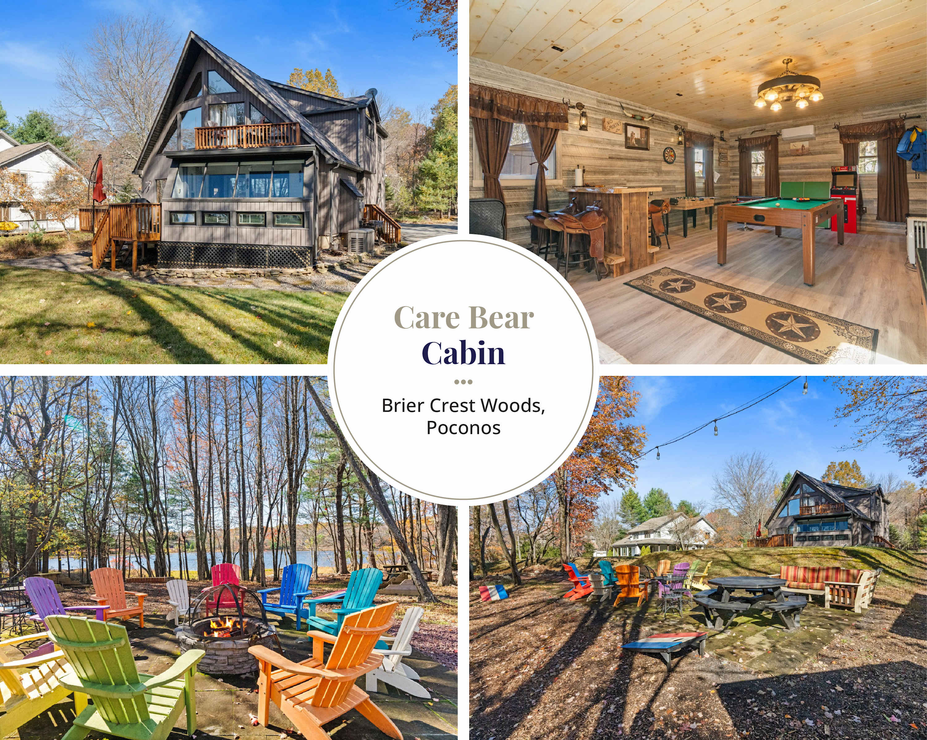 Carebear Cabin: Cowboy Game Room & Lake Access