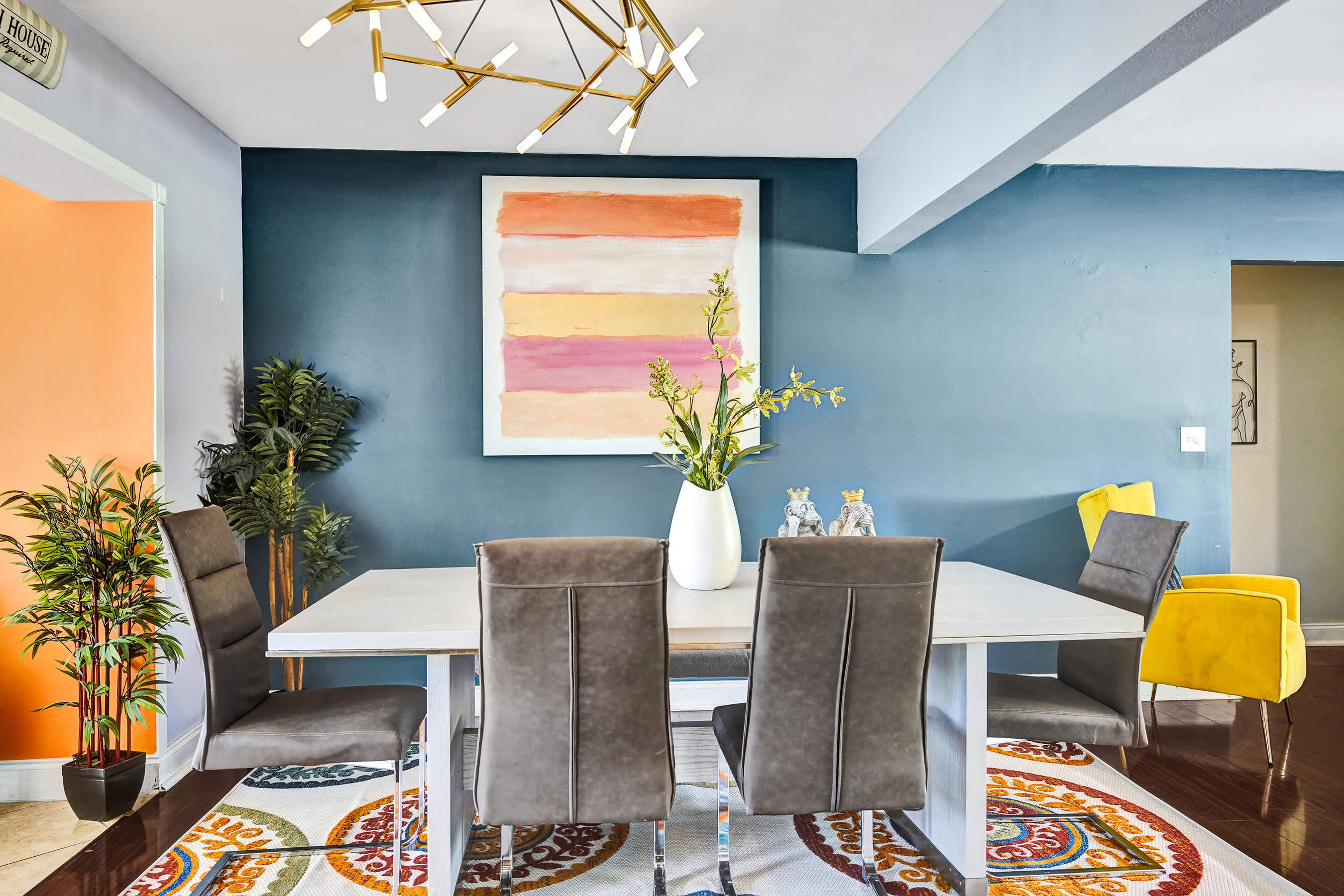 Make mealtime memories together at the dining table, seating 6​