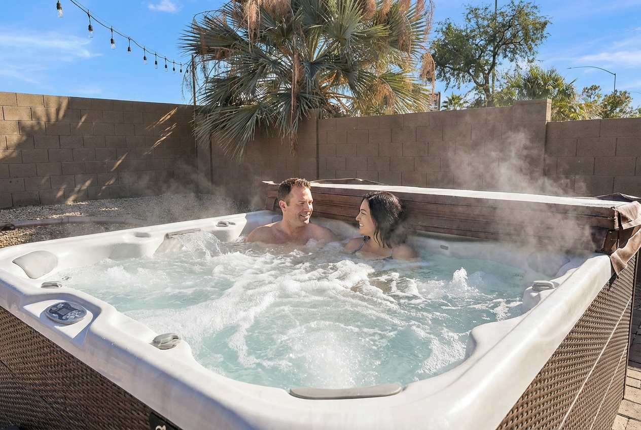 Sleeps 14 • Pool&Spa • Fire Pit • Billiards • EV Plug 2