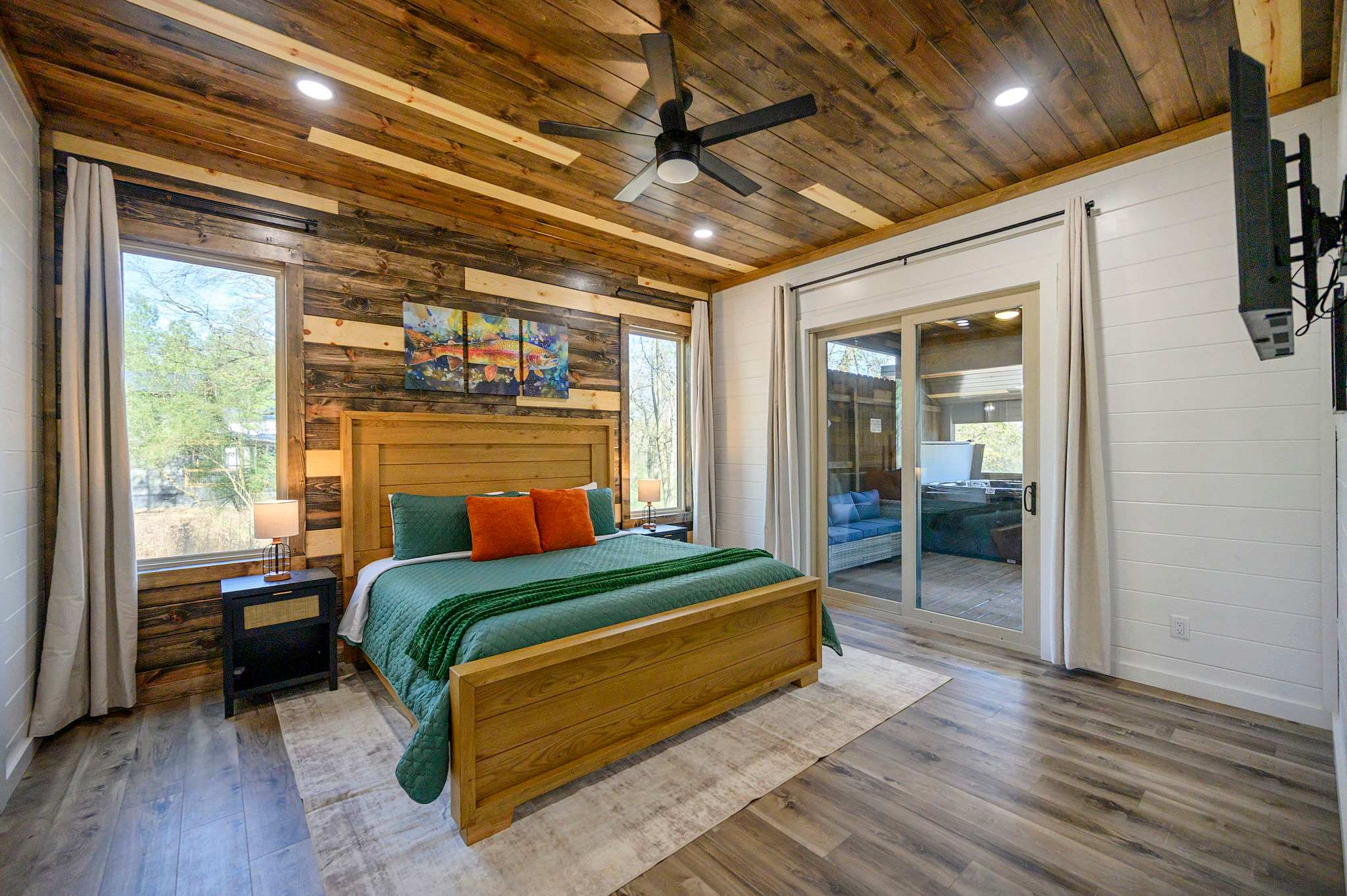 Sleep soundly on lush bedding in each room 