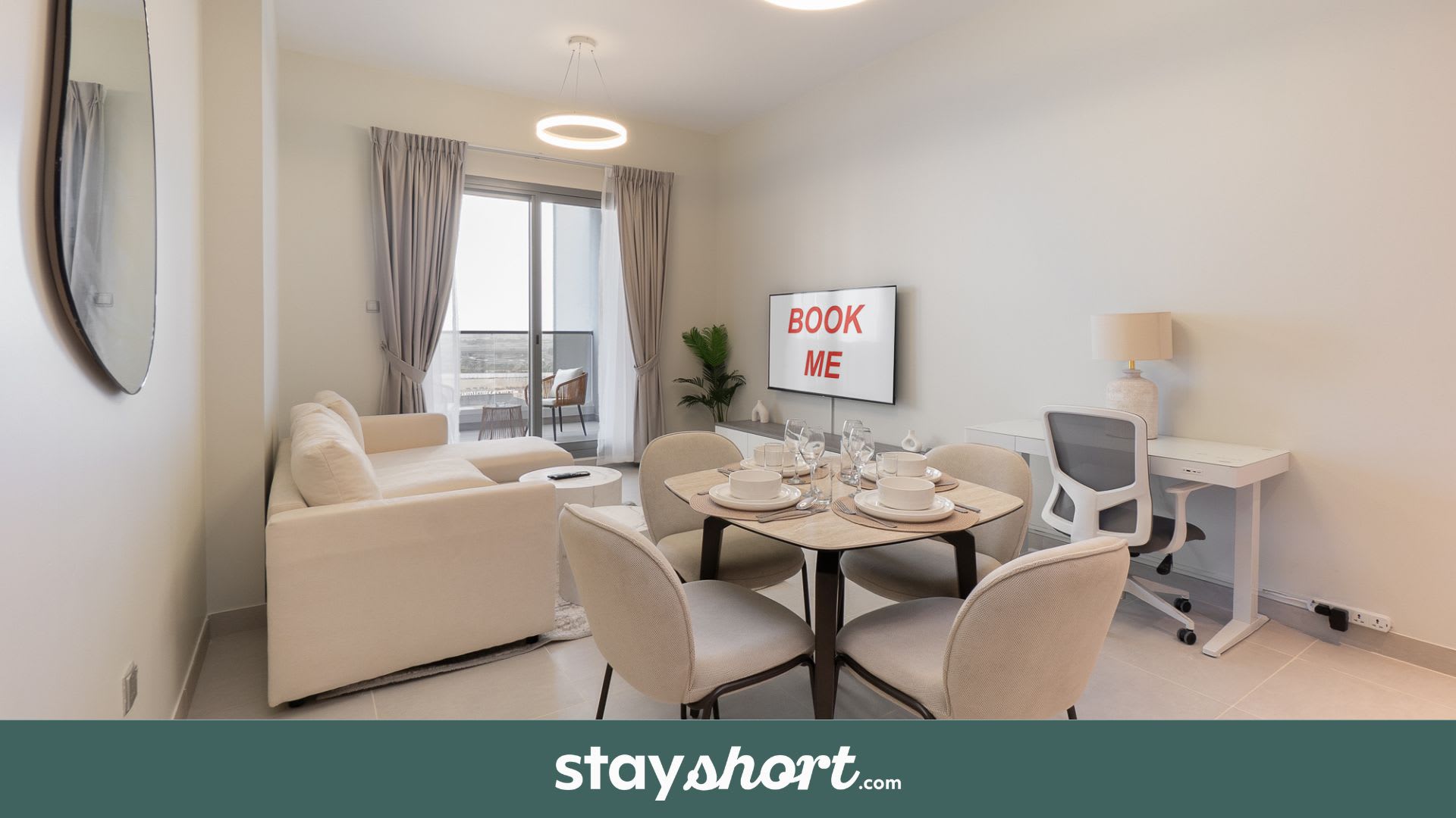 Free housekeeping visits during your stay - StayShort - 1 Bed in Dubai Hills that Sleeps 4 with Balcony — Dubai Hills, Dubai — vacation rental