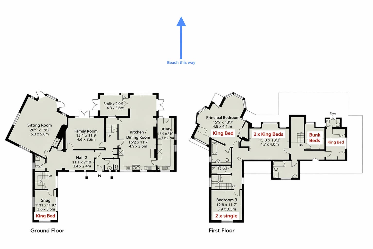 Floorplan of White Walls