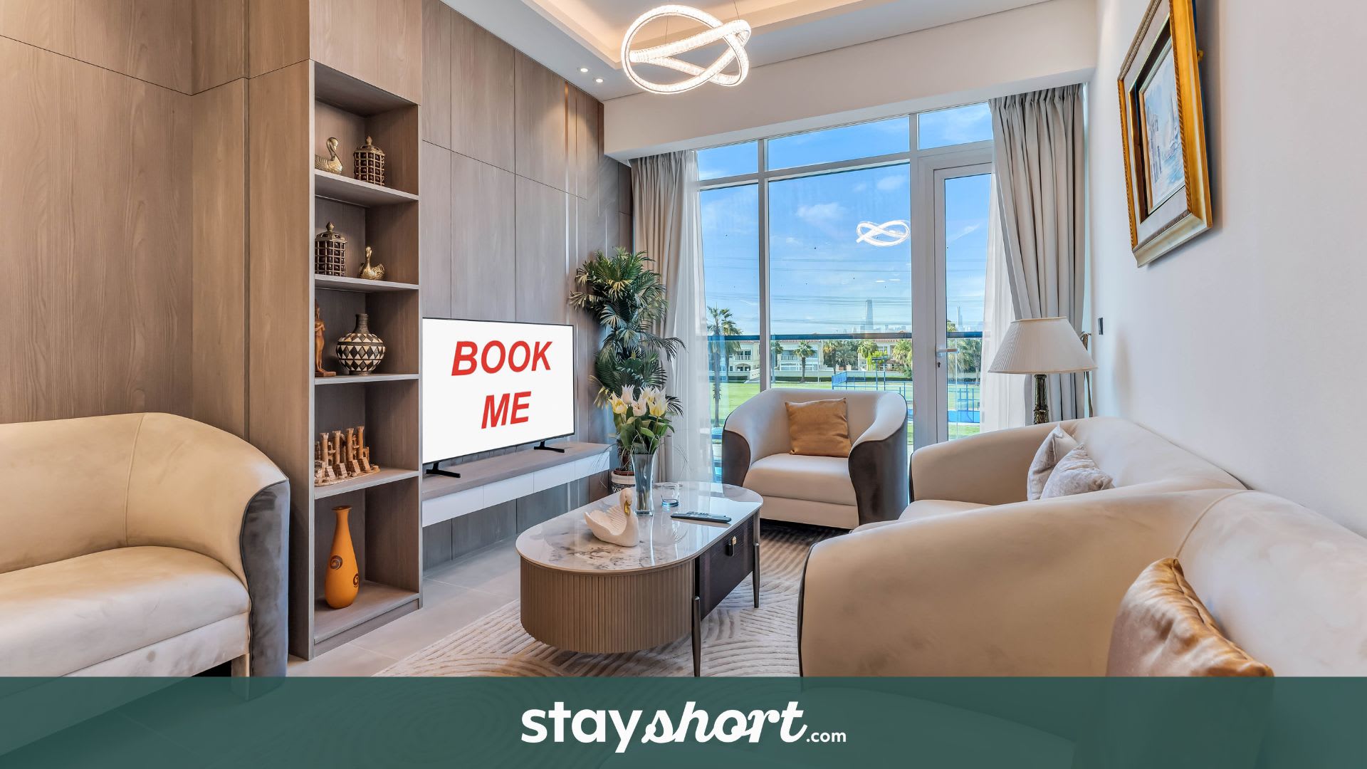 StayShort - Stylish 2 Bedroom Retreat in JVT that Sleeps 3 — JVT, Dubai — vacation rental