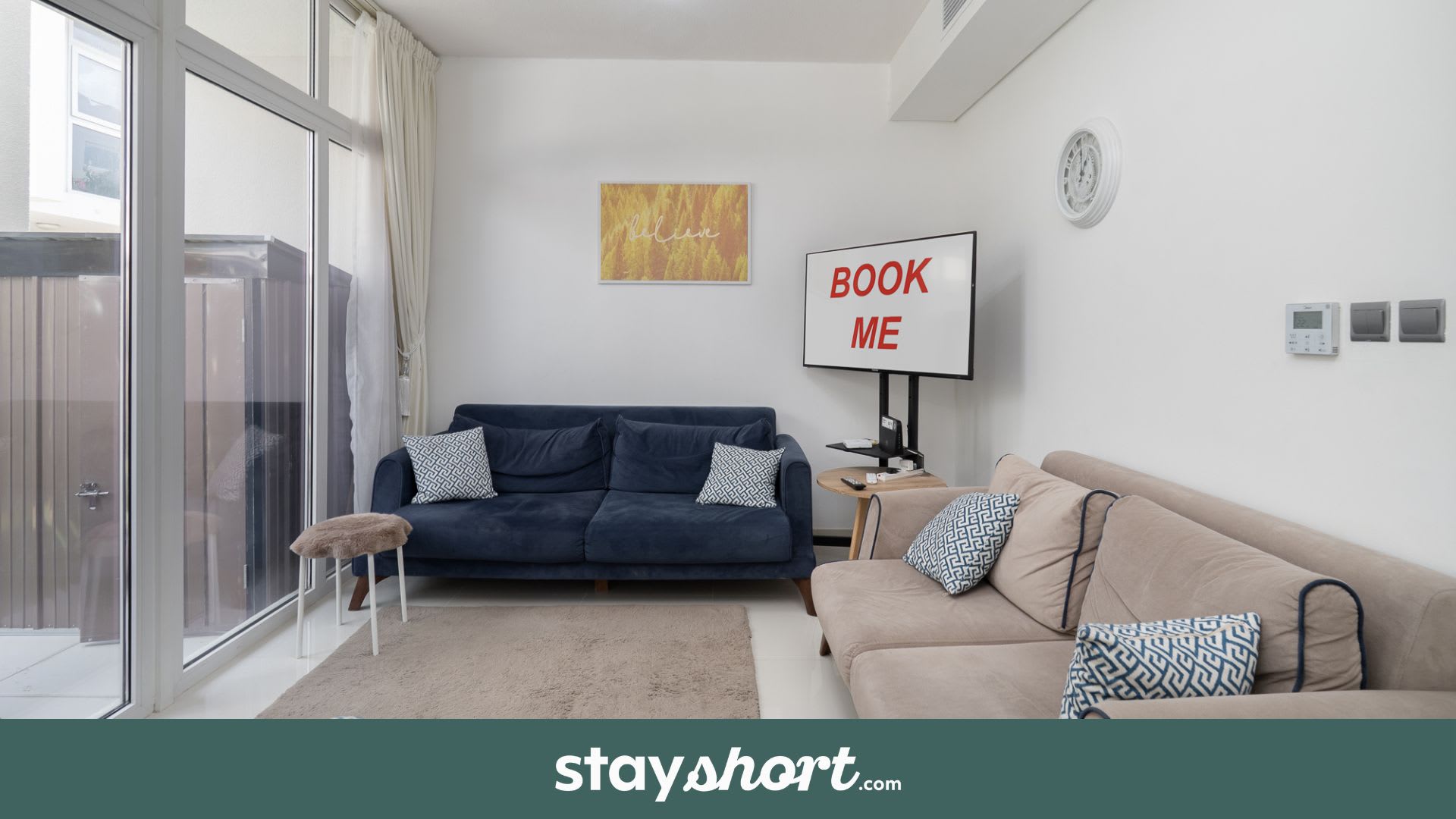 Free housekeeping visits during your stay - StayShort - Modern 3 BR villa in Damac Hills 2 with Garden that sleeps 6 — Damac Hills, Dubai — vacation rental