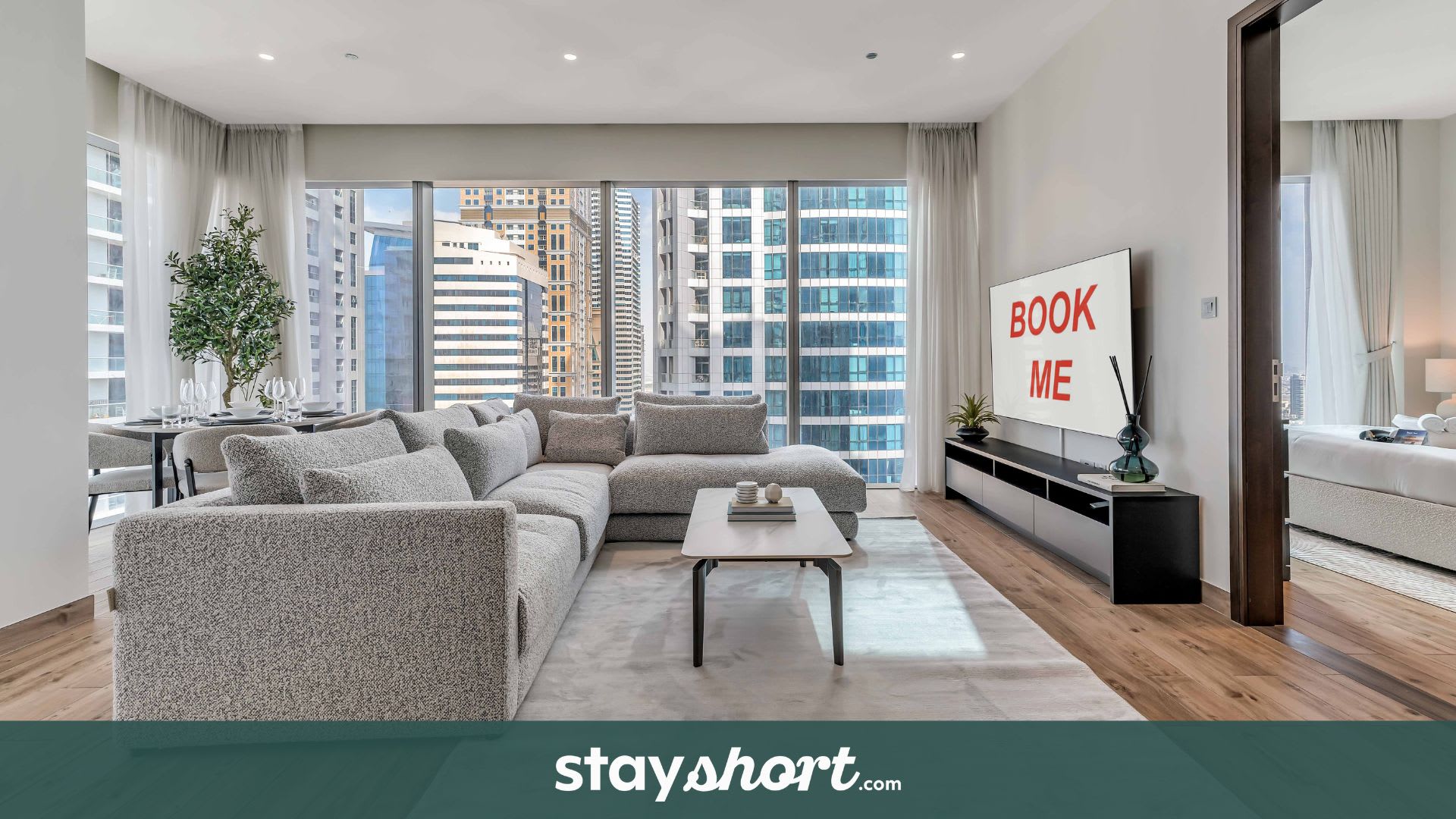 Free housekeeping visits during your stay - StayShort - 2 Bedroom Apartment in Dubai Marina with Amazing views that Sleeps 4 — Dubai Marina, Dubai — vacation rental
