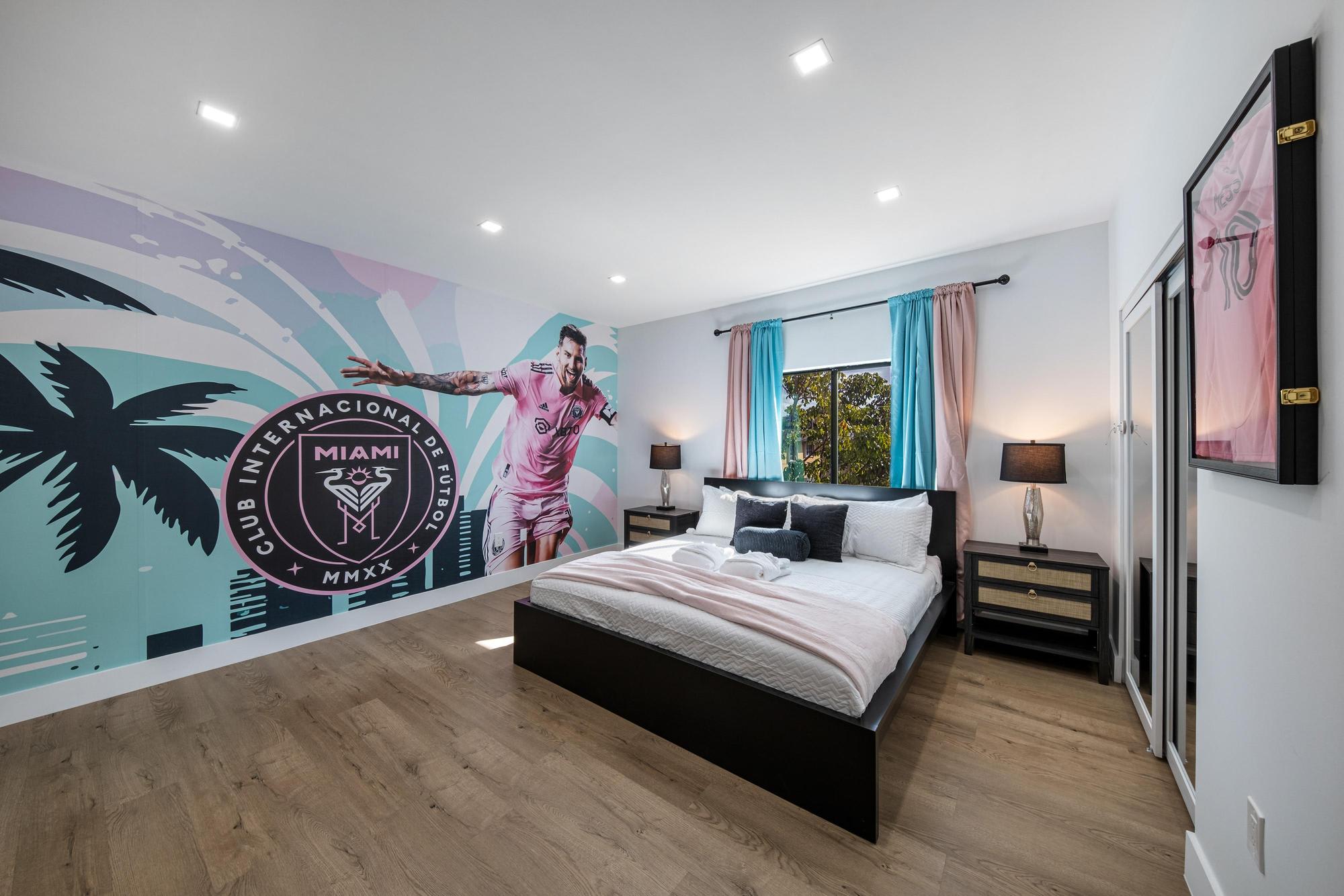 Group getaway w/ soccer suites & hot tubs