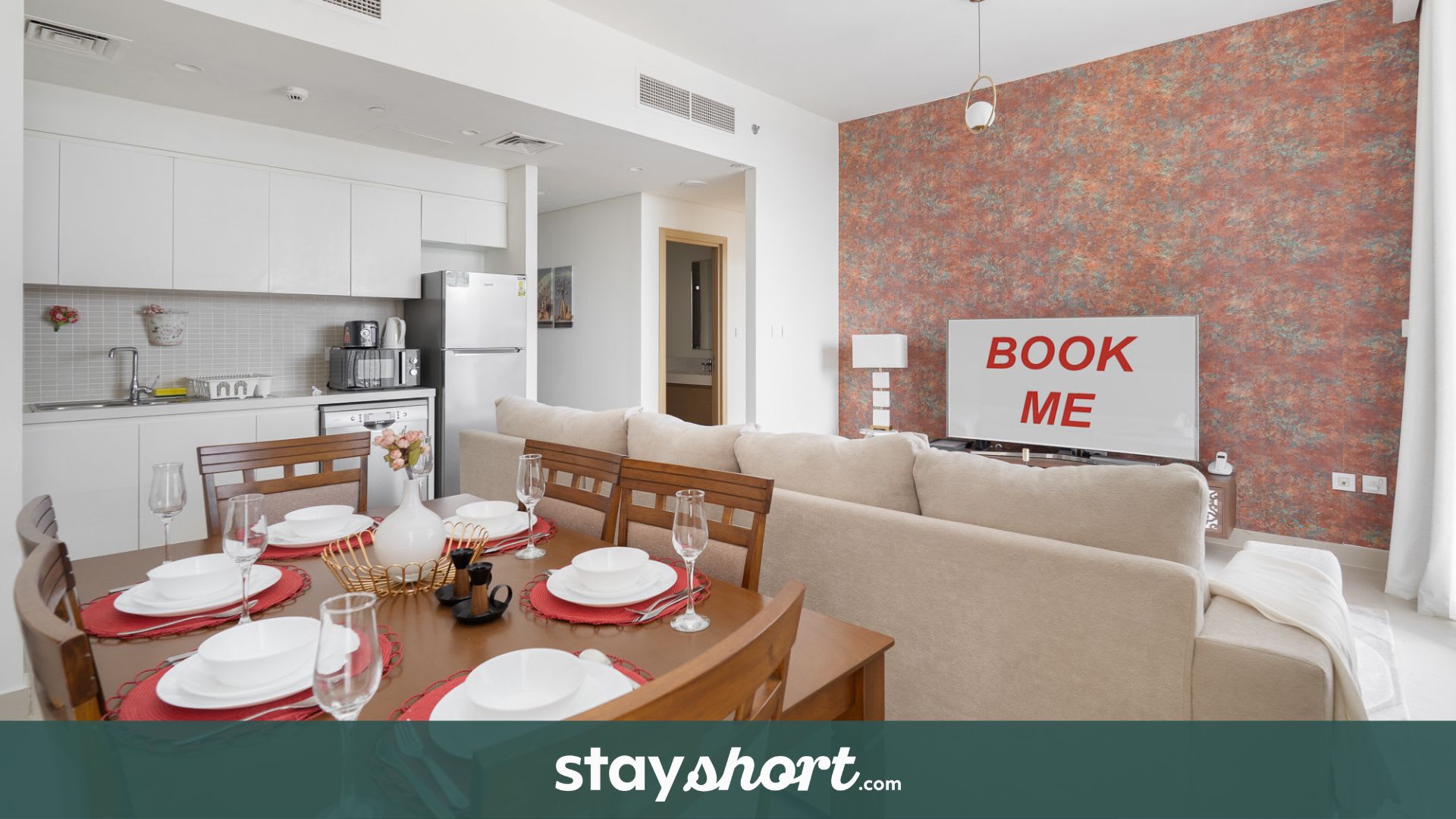 Free housekeeping visits during your stay - StayShort - 2 Bedroom Retreat in Dubai Creek Harbour that Sleeps 6 — Dubai Creek Harbour, Dubai — vacation rental