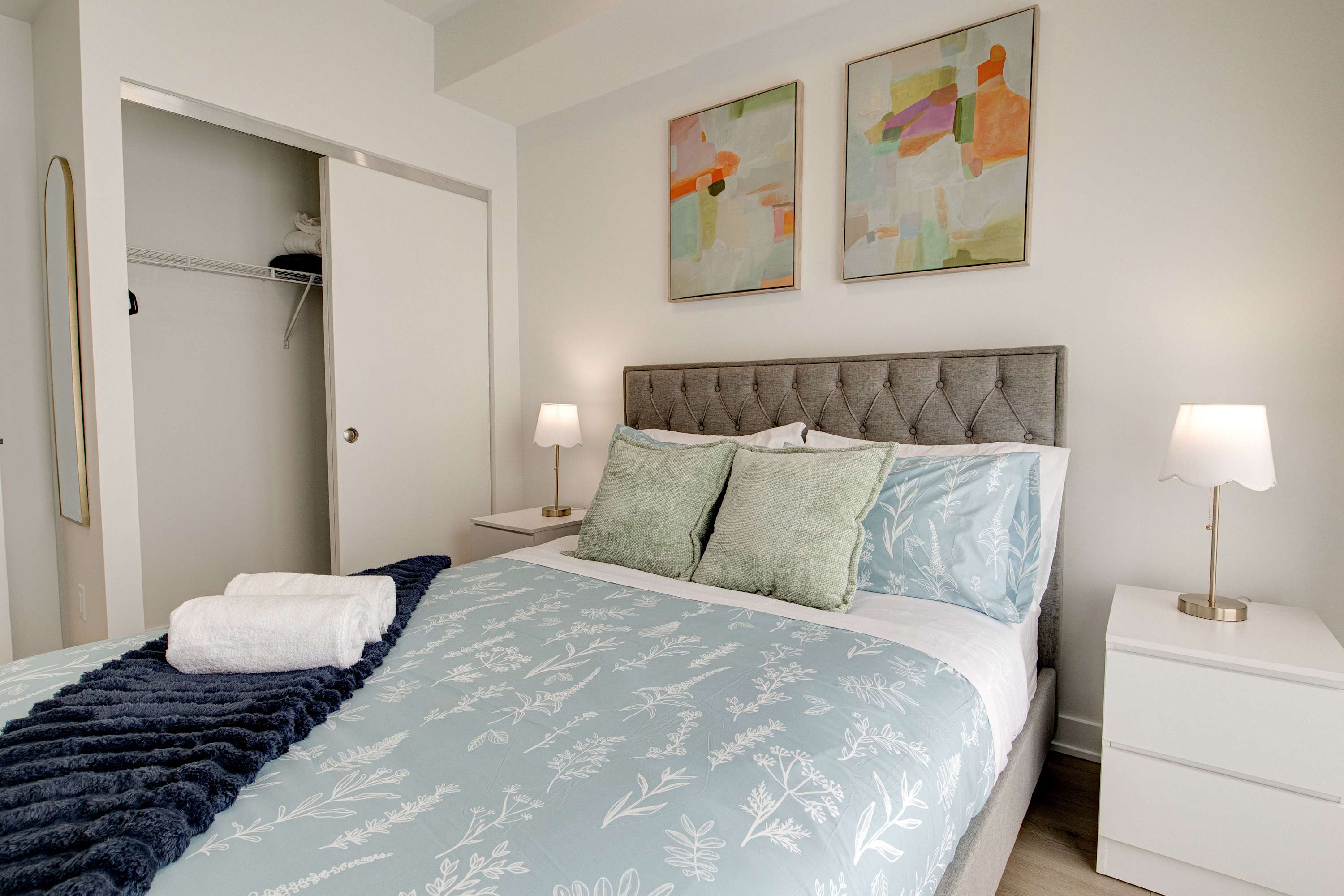 Modern High Rise Condo w City Views Balcony | Photo 12