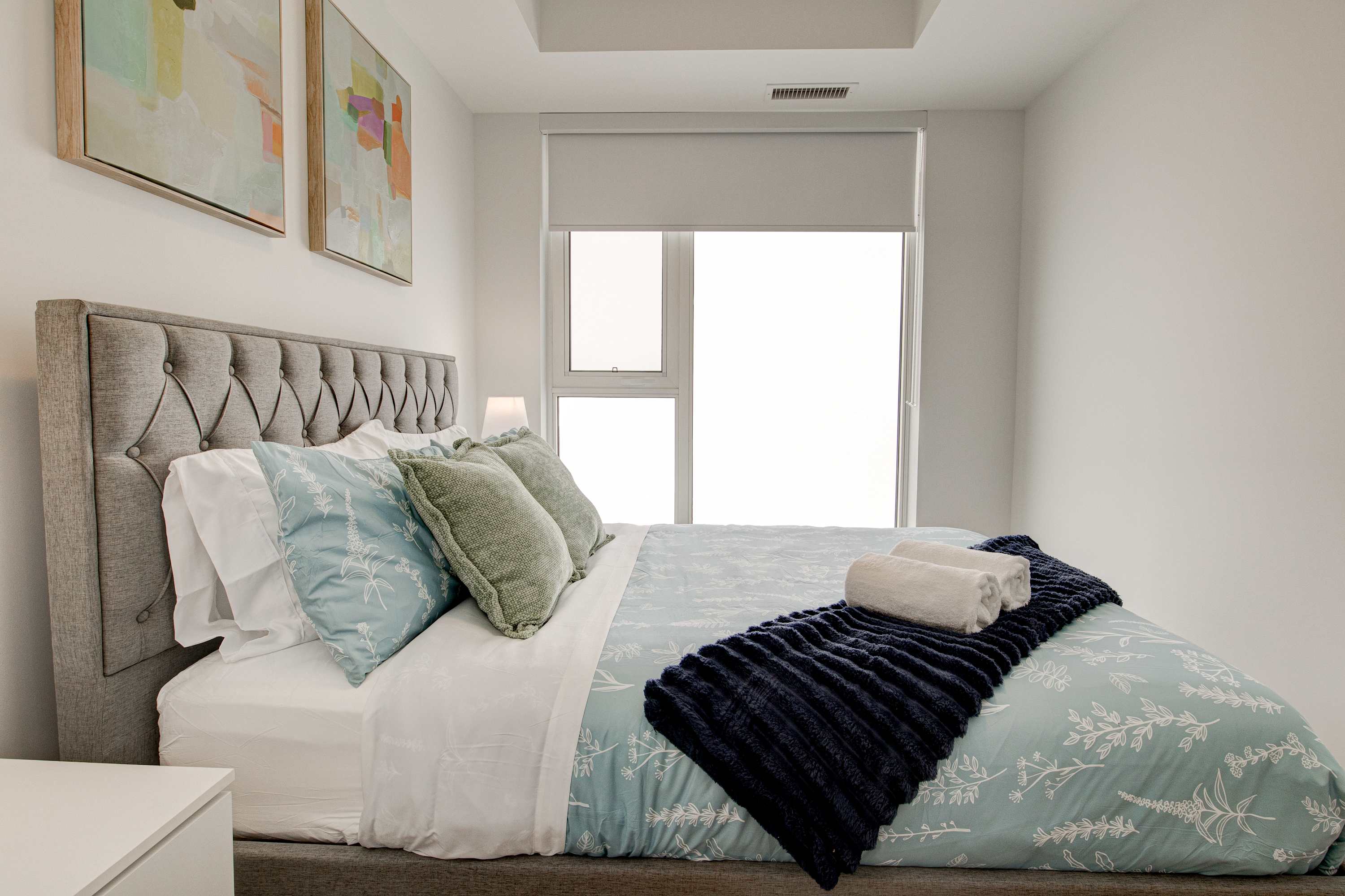 Modern High Rise Condo w City Views Balcony | Photo 13