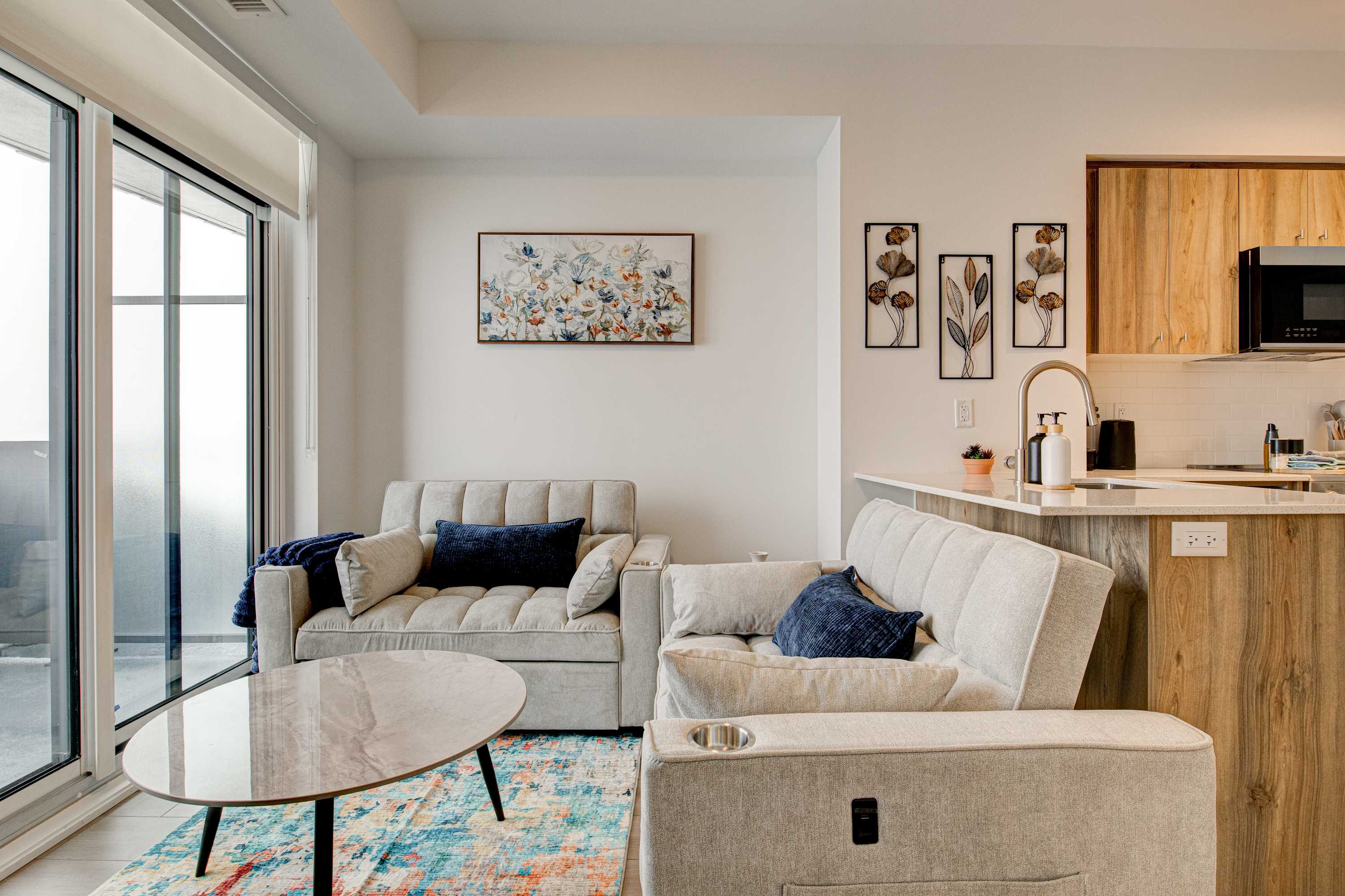 Modern High Rise Condo w City Views Balcony | Photo 10