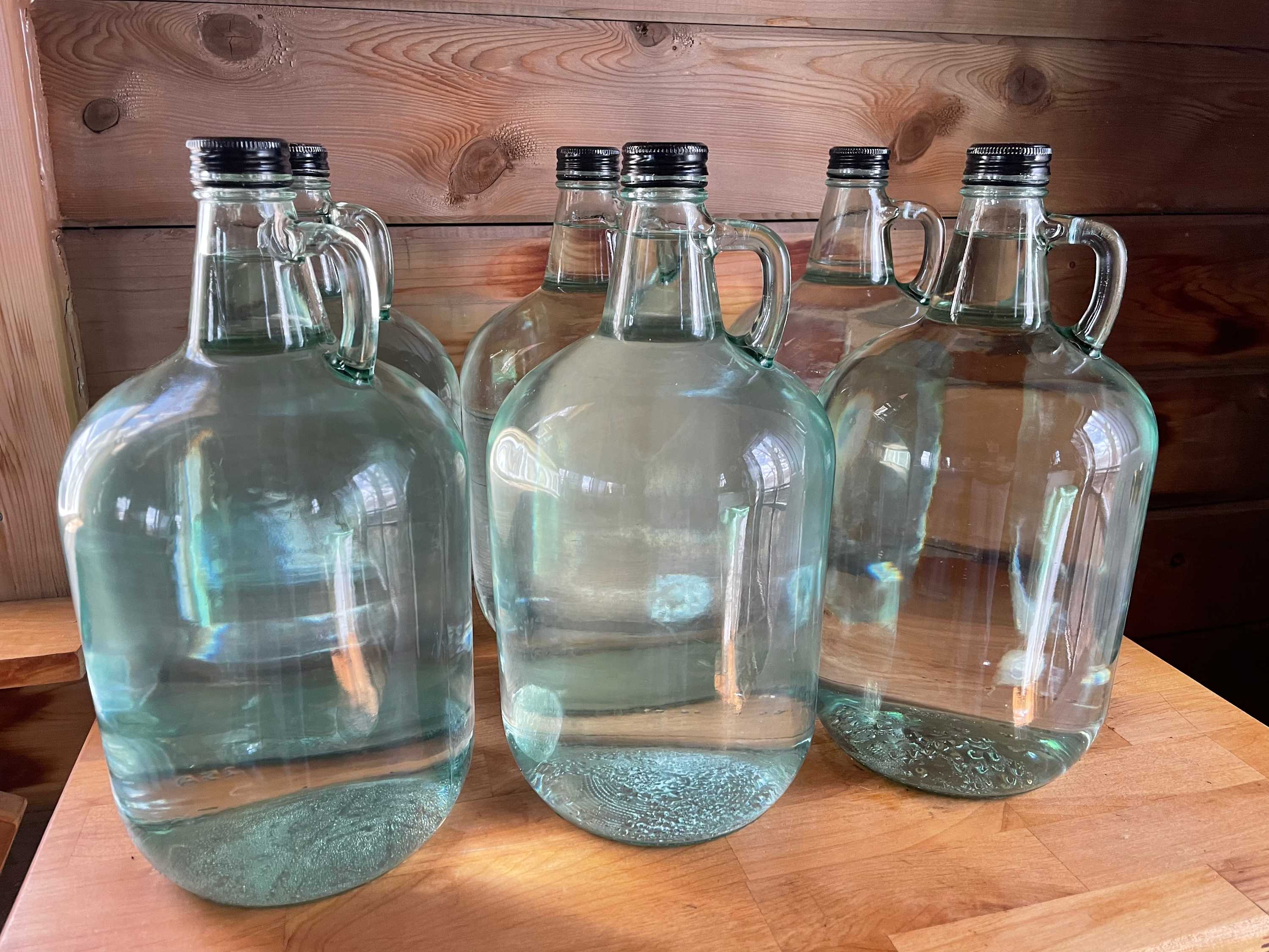 Fresh drinking water. From our shore well..*WTR