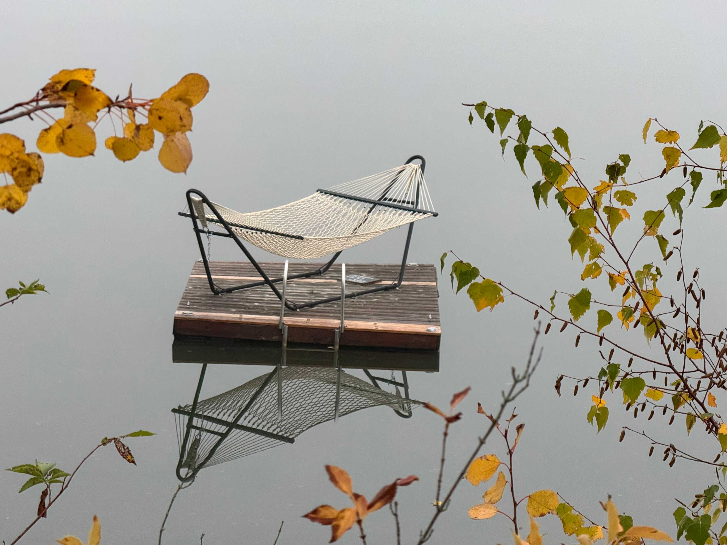 The private hammock does the work.  You do the lingering.